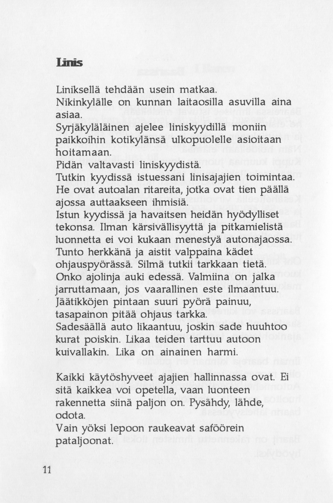 Scanned page 22 of Runoja Sipoosta, osa I / Dikter om Sibbo, del I; complete transcript available below.