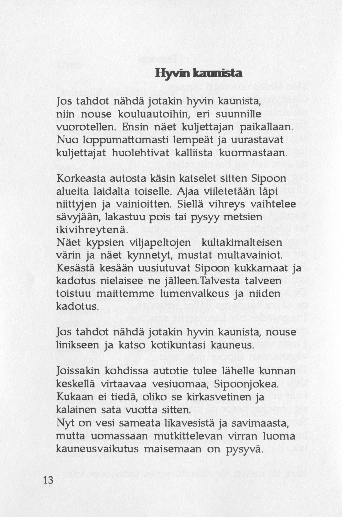 Scanned page 24 of Runoja Sipoosta, osa I / Dikter om Sibbo, del I; complete transcript available below.