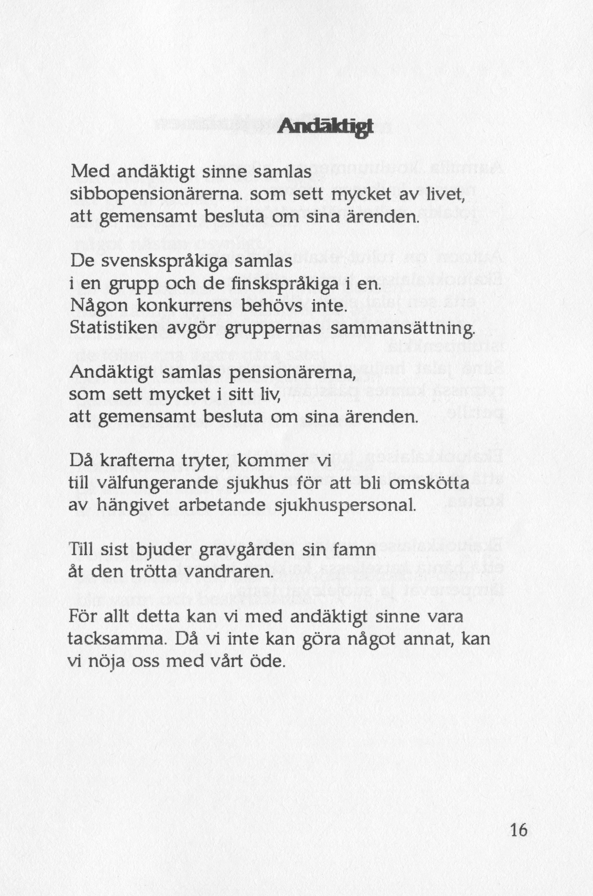 Scanned page 27 of Runoja Sipoosta, osa I / Dikter om Sibbo, del I; complete transcript available below.