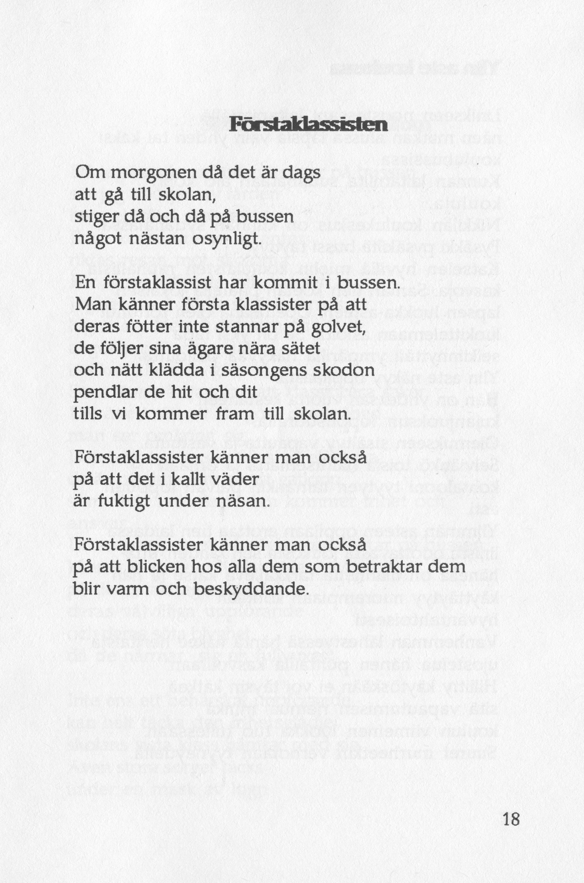 Scanned page 29 of Runoja Sipoosta, osa I / Dikter om Sibbo, del I; complete transcript available below.