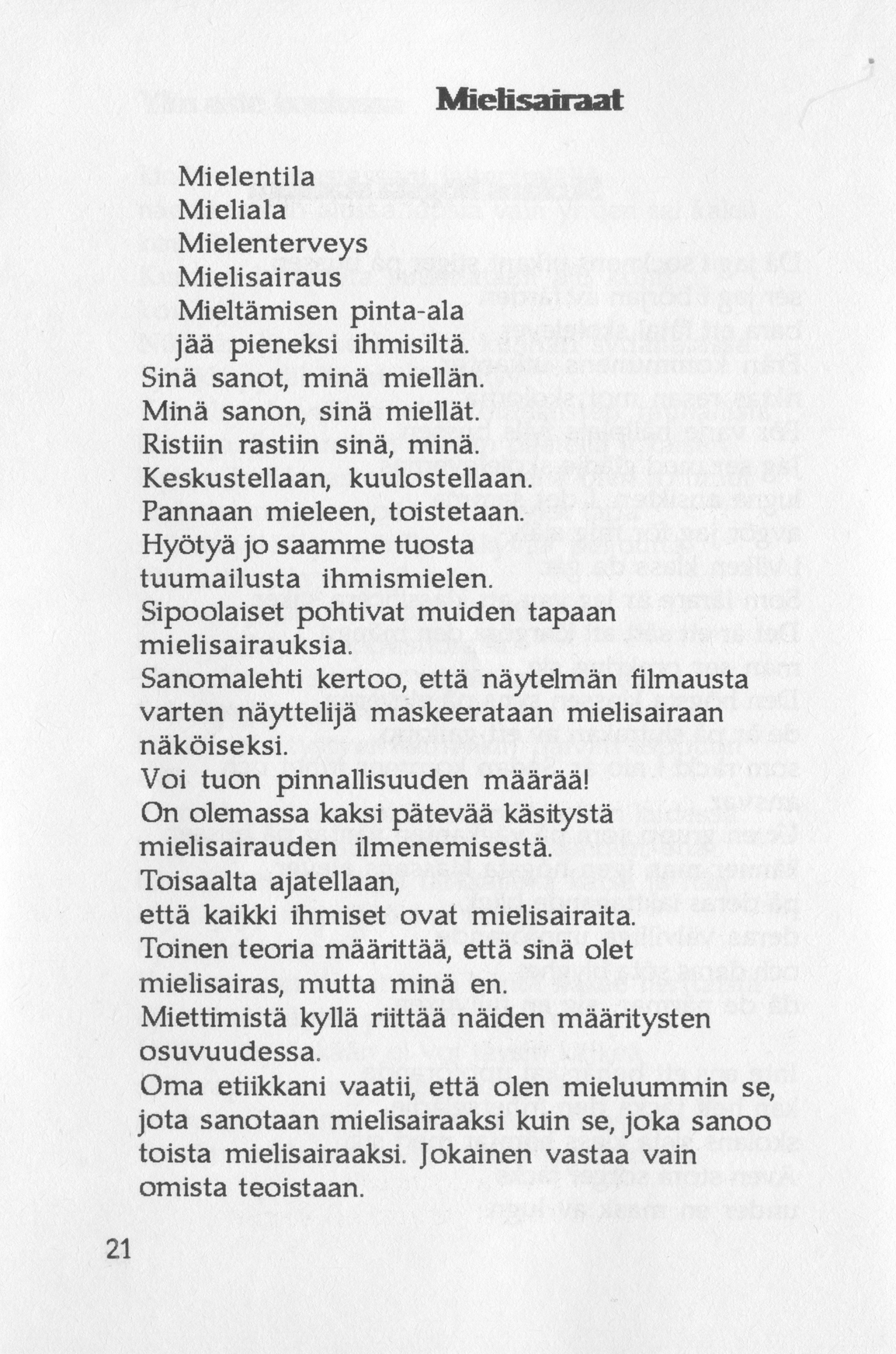 Scanned page 32 of Runoja Sipoosta, osa I / Dikter om Sibbo, del I; complete transcript available below.
