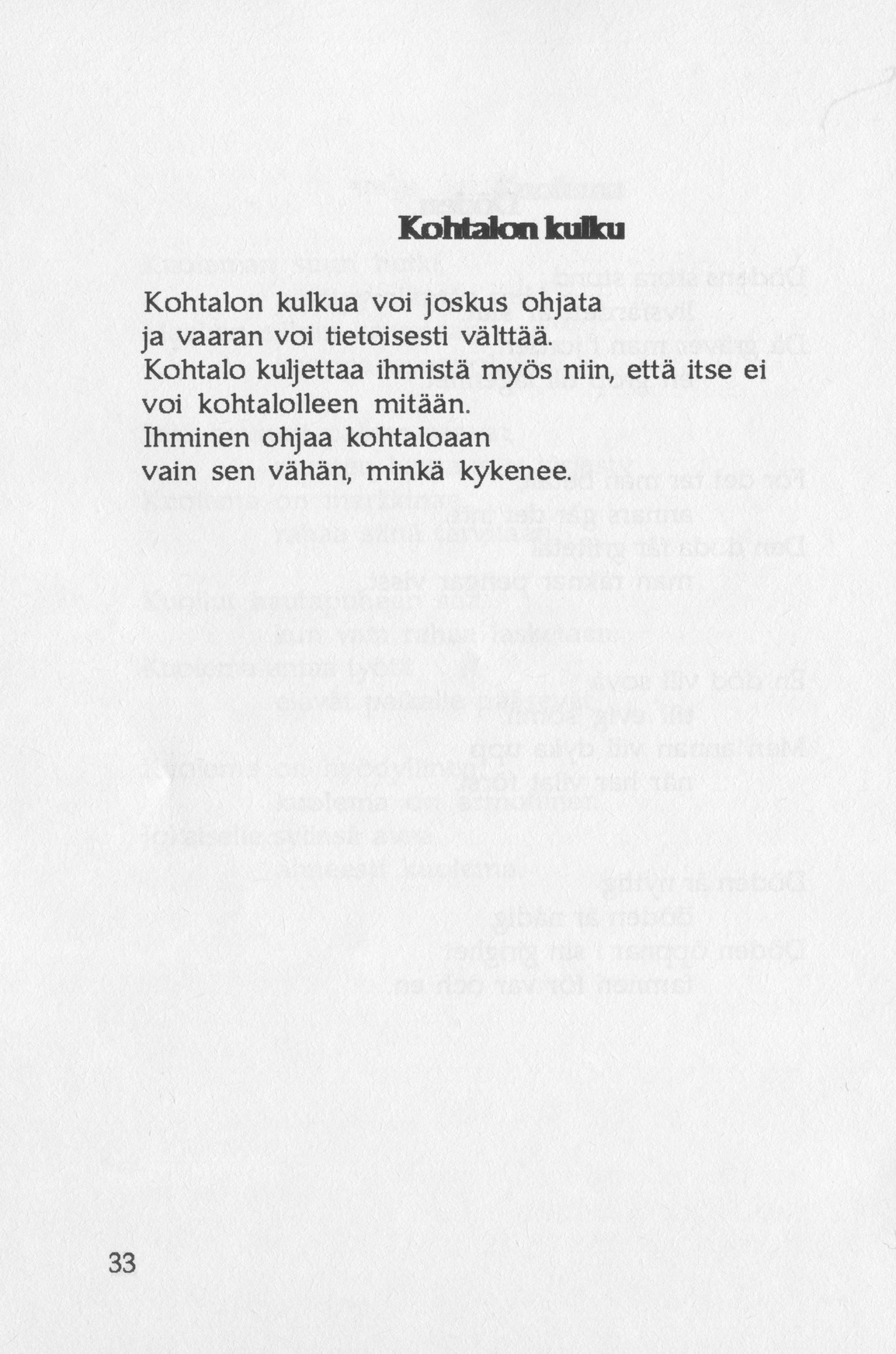 Scanned page 44 of Runoja Sipoosta, osa I / Dikter om Sibbo, del I; complete transcript available below.