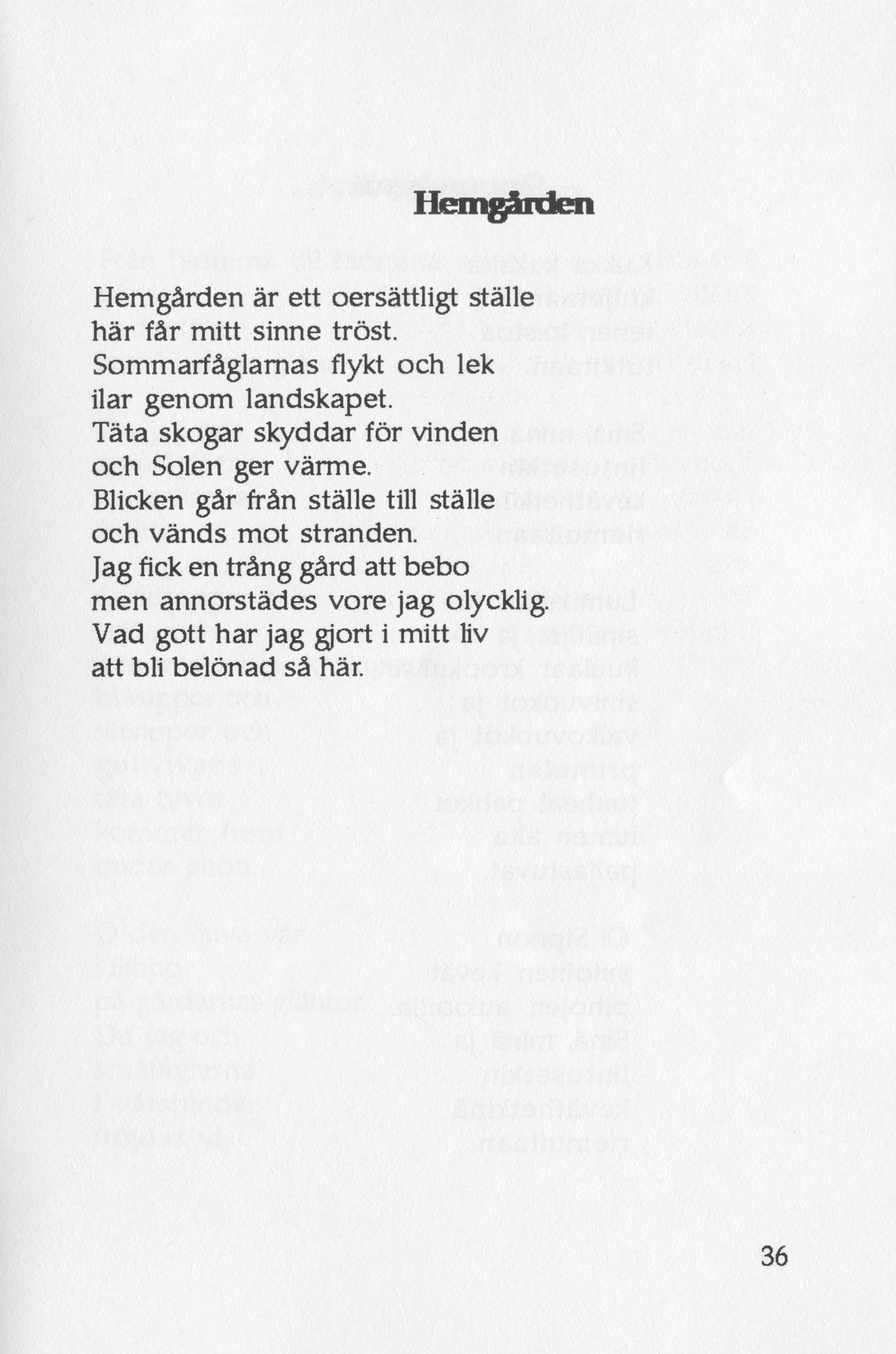 Scanned page 47 of Runoja Sipoosta, osa I / Dikter om Sibbo, del I; complete transcript available below.