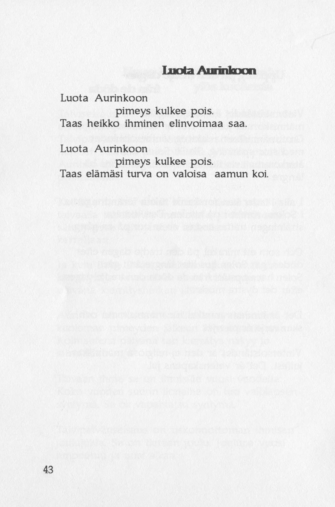 Scanned page 54 of Runoja Sipoosta, osa I / Dikter om Sibbo, del I; complete transcript available below.