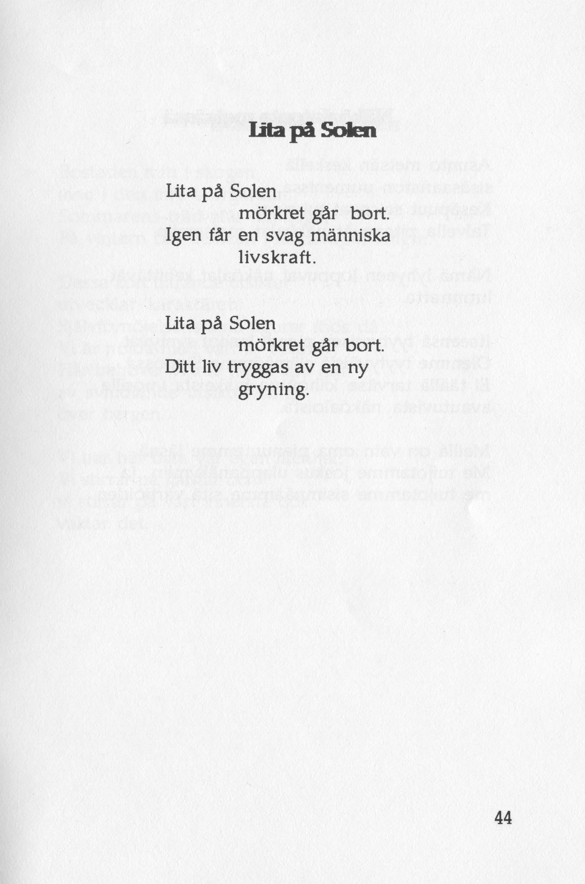 Scanned page 55 of Runoja Sipoosta, osa I / Dikter om Sibbo, del I; complete transcript available below.