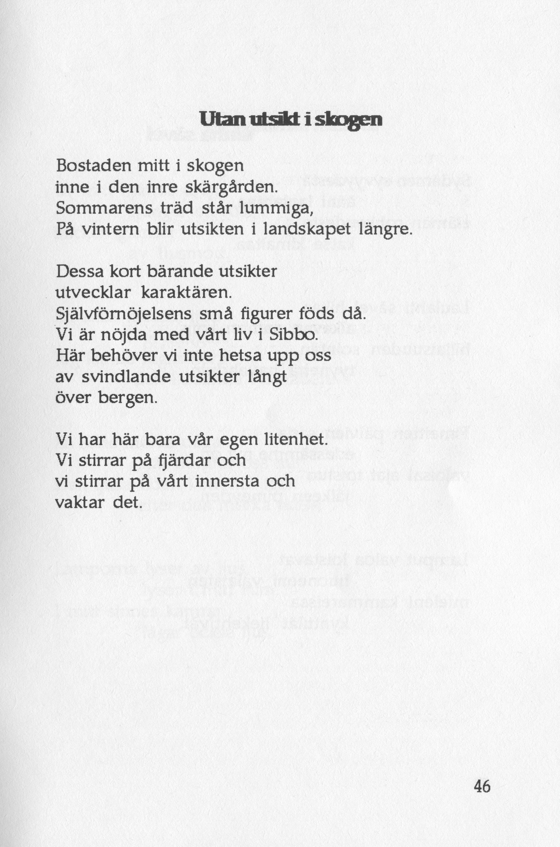 Scanned page 57 of Runoja Sipoosta, osa I / Dikter om Sibbo, del I; complete transcript available below.