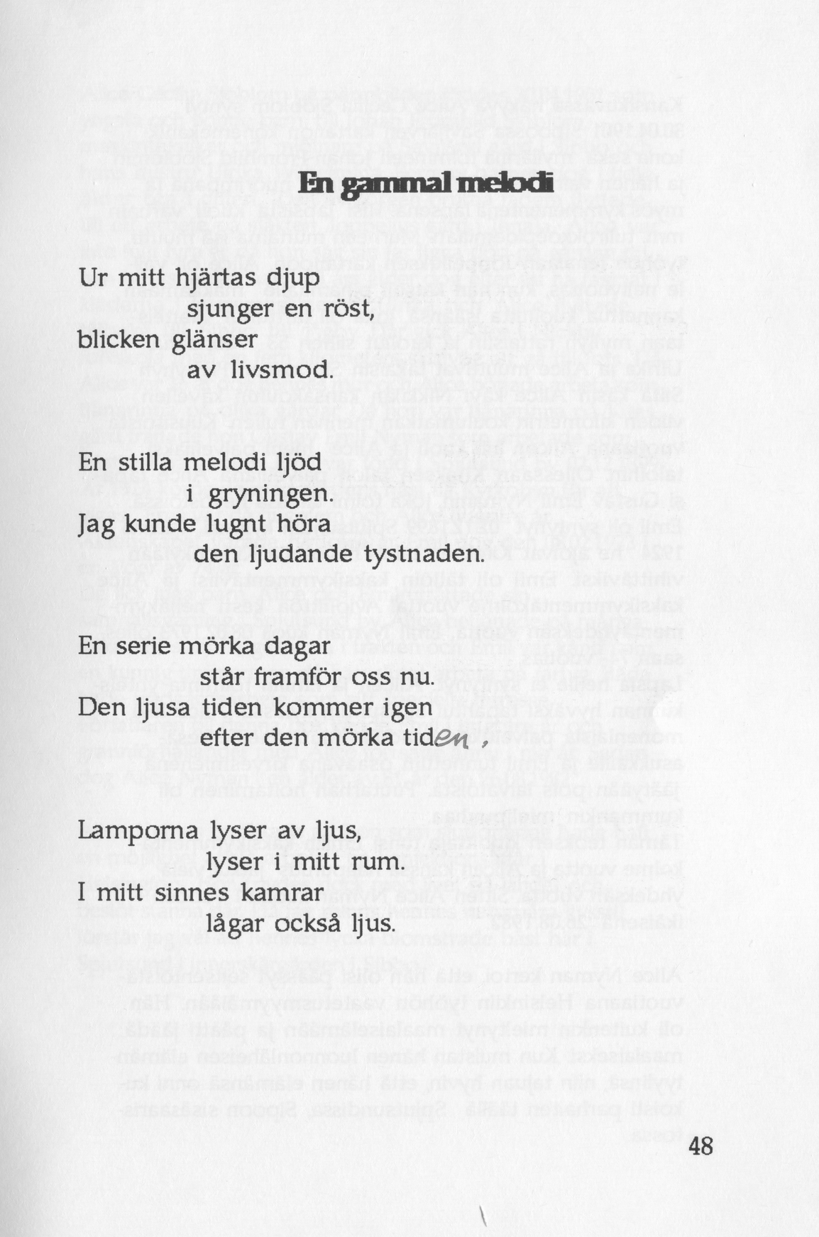 Scanned page 59 of Runoja Sipoosta, osa I / Dikter om Sibbo, del I; complete transcript available below.