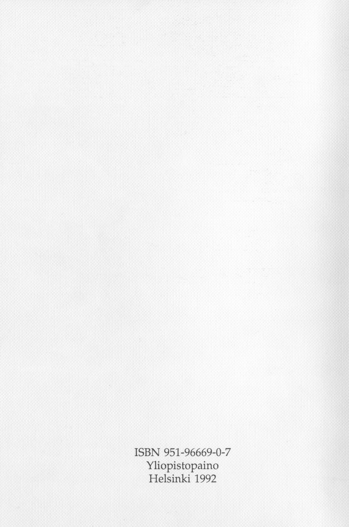 Back cover of Runoja Sipoosta, osa I / Dikter om Sibbo, del I by Kaija Tanskanen; transcript available below.