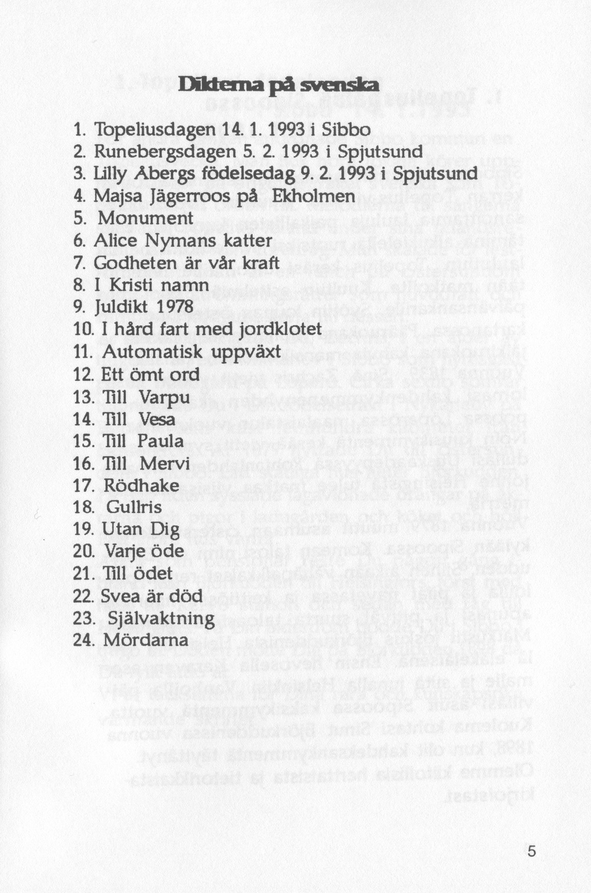 Scanned page 7 of Runoja Sipoosta, osa II / Dikter om Sibbo, del II; complete transcript available below.