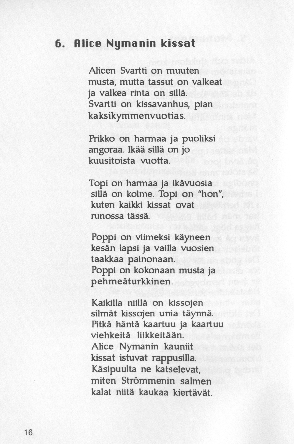Scanned page 18 of Runoja Sipoosta, osa II / Dikter om Sibbo, del II; complete transcript available below.