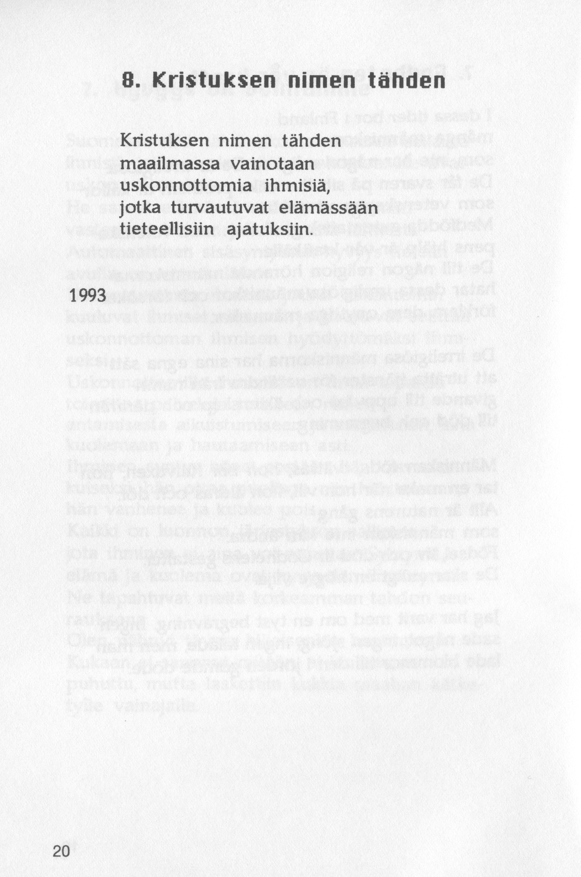 Scanned page 22 of Runoja Sipoosta, osa II / Dikter om Sibbo, del II; complete transcript available below.