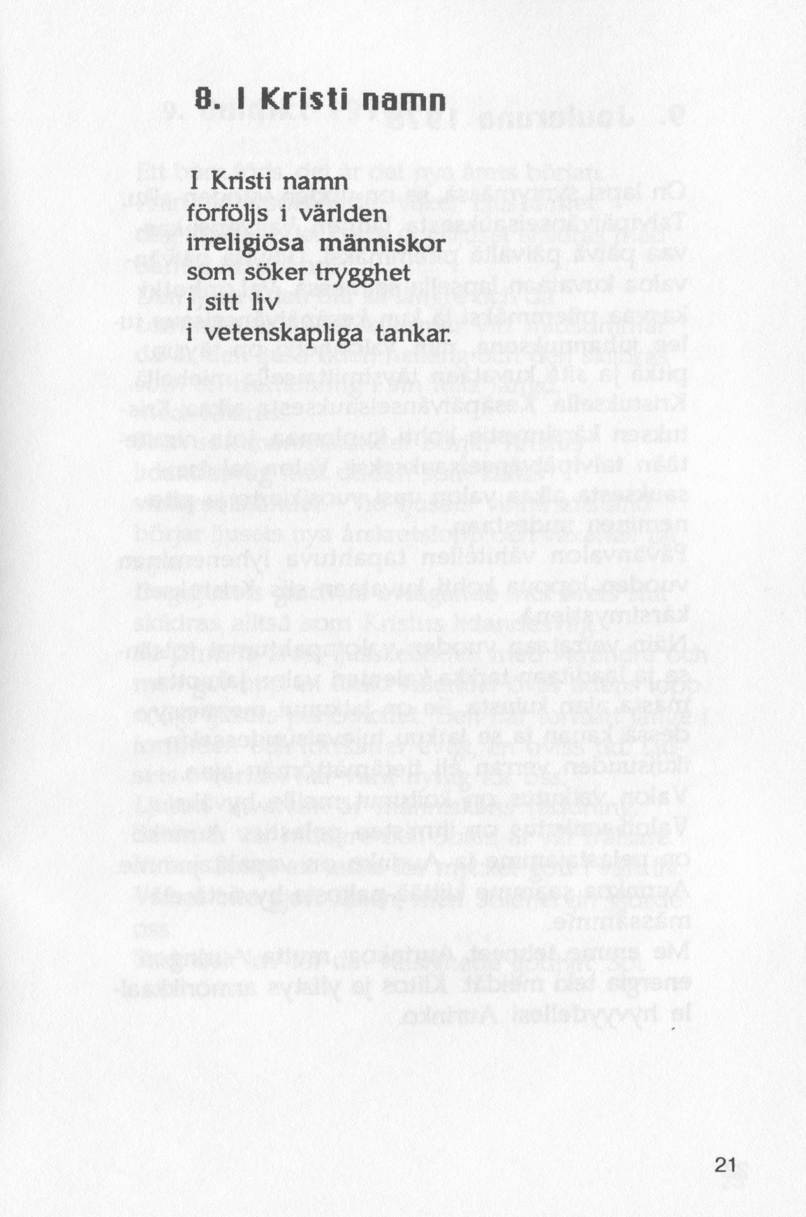 Scanned page 23 of Runoja Sipoosta, osa II / Dikter om Sibbo, del II; complete transcript available below.
