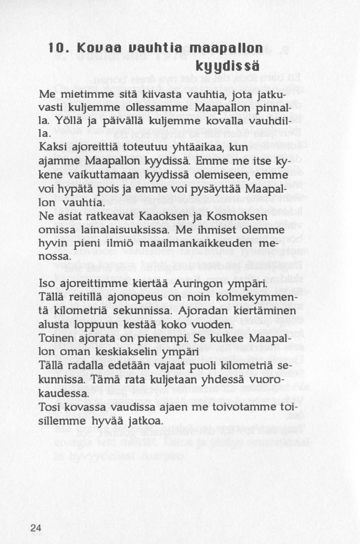 Scanned page 26 of Runoja Sipoosta, osa II / Dikter om Sibbo, del II; complete transcript available below.