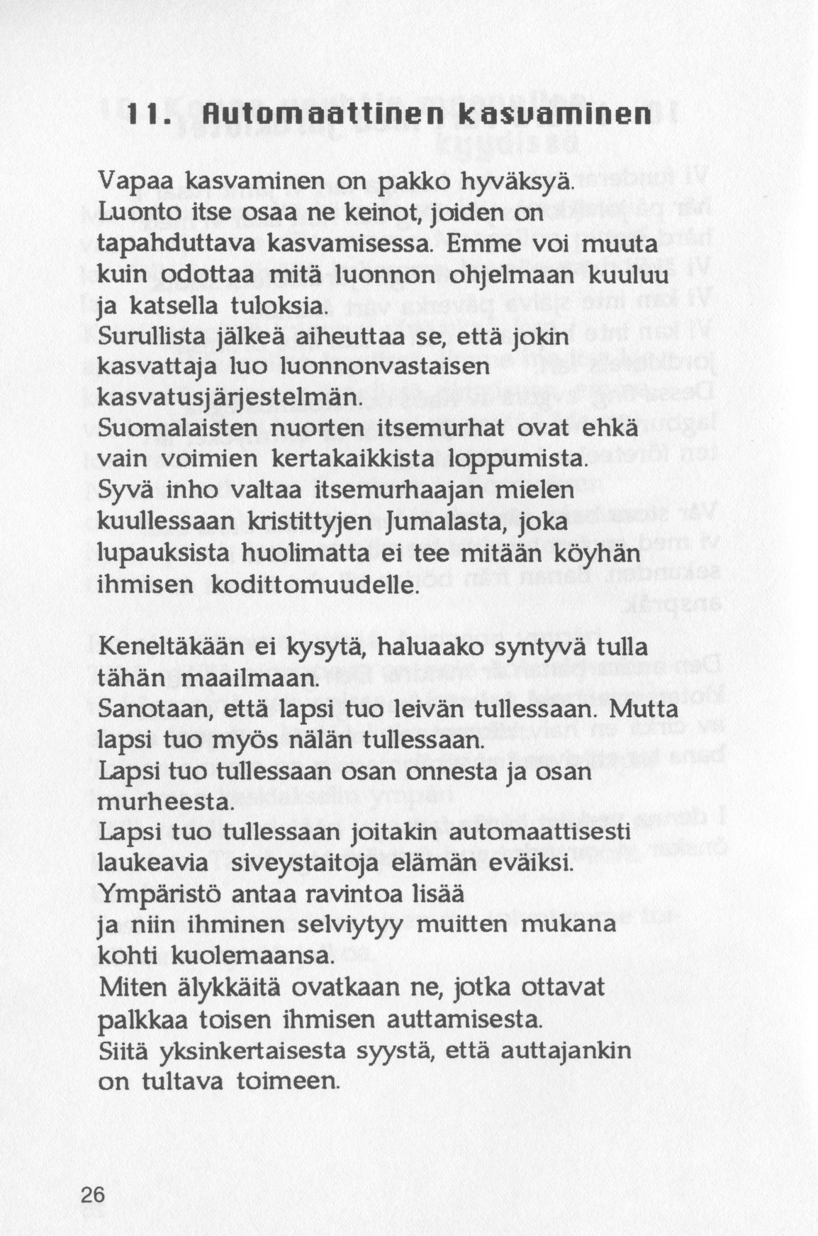 Scanned page 28 of Runoja Sipoosta, osa II / Dikter om Sibbo, del II; complete transcript available below.
