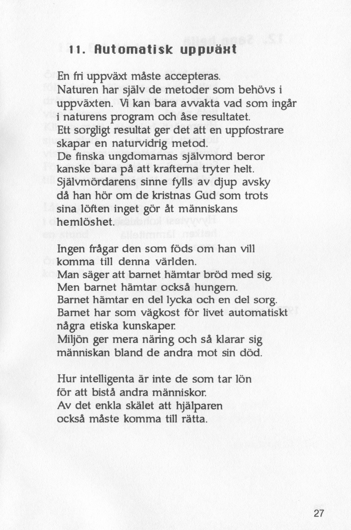 Scanned page 29 of Runoja Sipoosta, osa II / Dikter om Sibbo, del II; complete transcript available below.