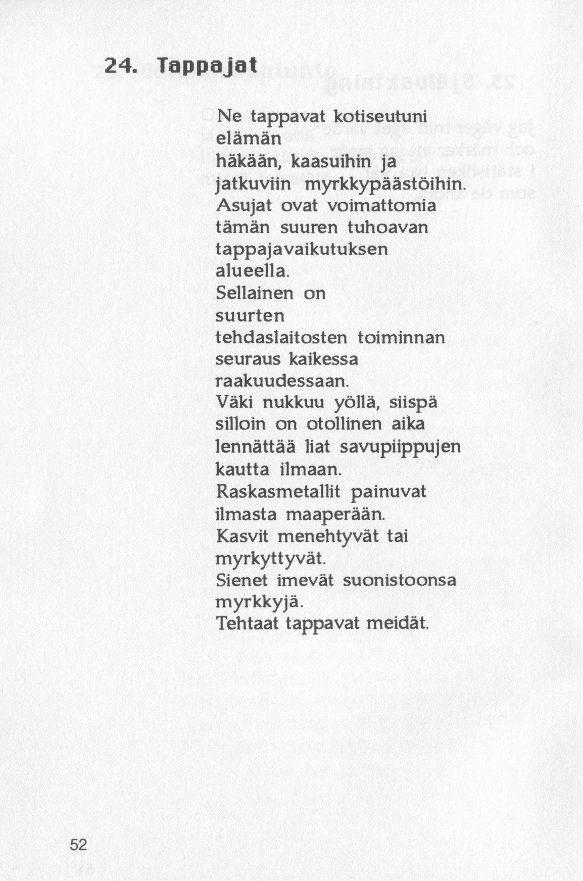 Scanned page 54 of Runoja Sipoosta, osa II / Dikter om Sibbo, del II; complete transcript available below.