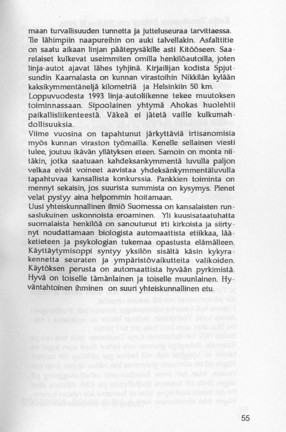 Scanned page 57 of Runoja Sipoosta, osa II / Dikter om Sibbo, del II; complete transcript available below.