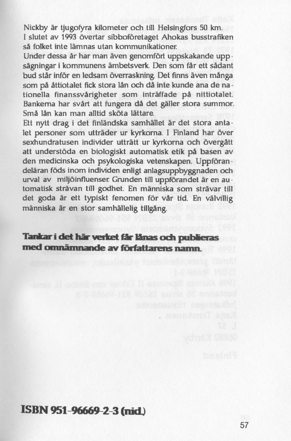 Scanned page 59 of Runoja Sipoosta, osa II / Dikter om Sibbo, del II; complete transcript available below.