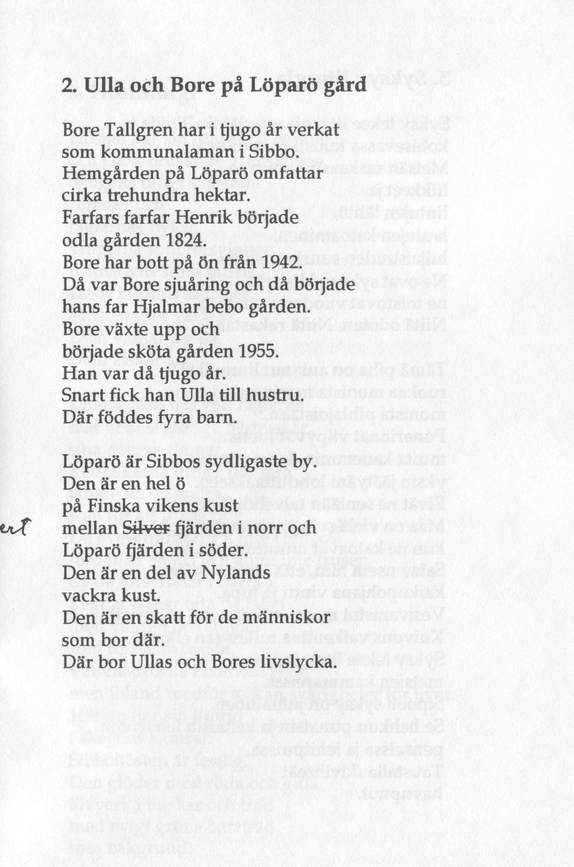 Scanned page 7 of Runoja Sipoosta, osa III / Dikter om Sibbo, del III; complete transcript available below.