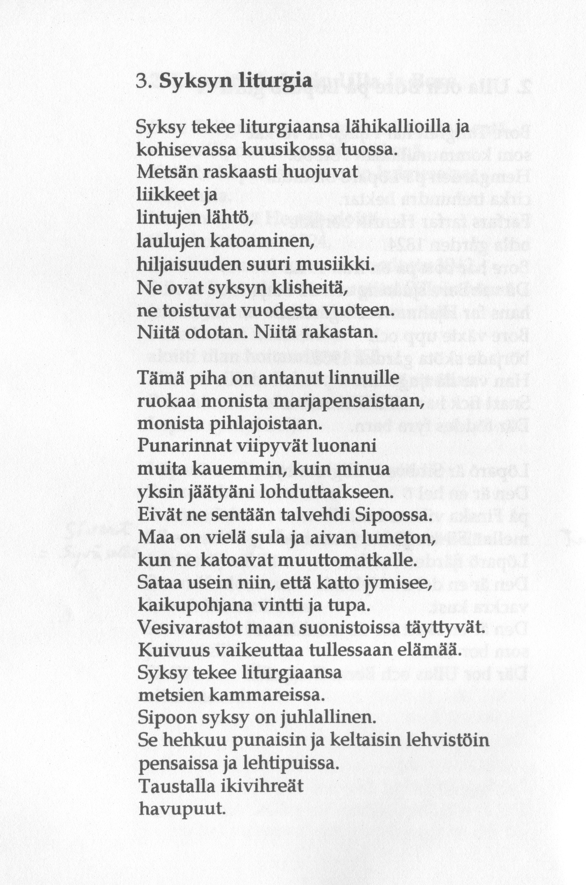 Scanned page 8 of Runoja Sipoosta, osa III / Dikter om Sibbo, del III; complete transcript available below.