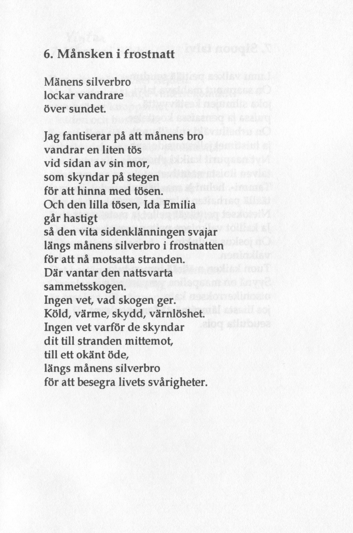 Scanned page 15 of Runoja Sipoosta, osa III / Dikter om Sibbo, del III; complete transcript available below.