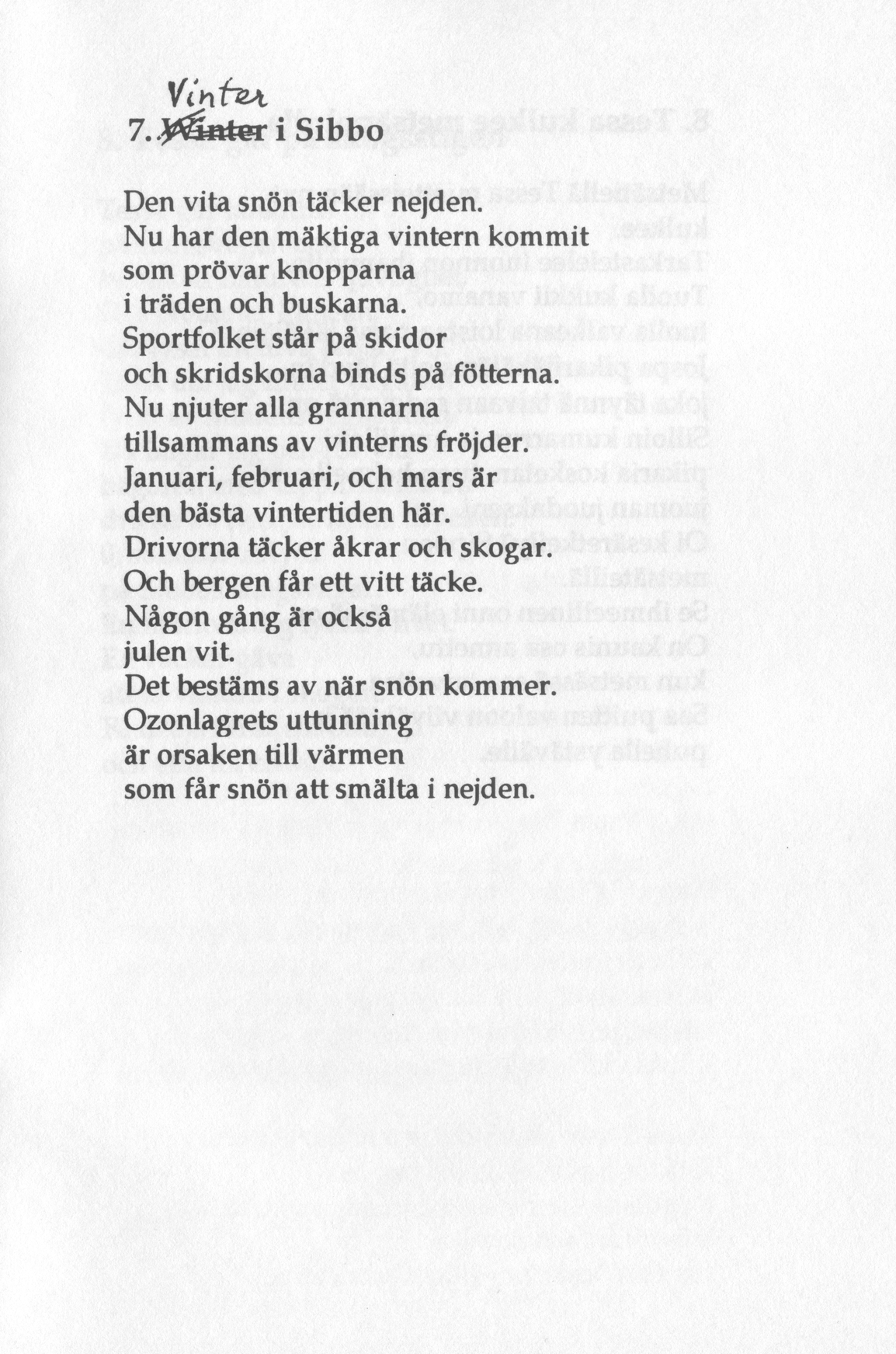 Scanned page 17 of Runoja Sipoosta, osa III / Dikter om Sibbo, del III; complete transcript available below.