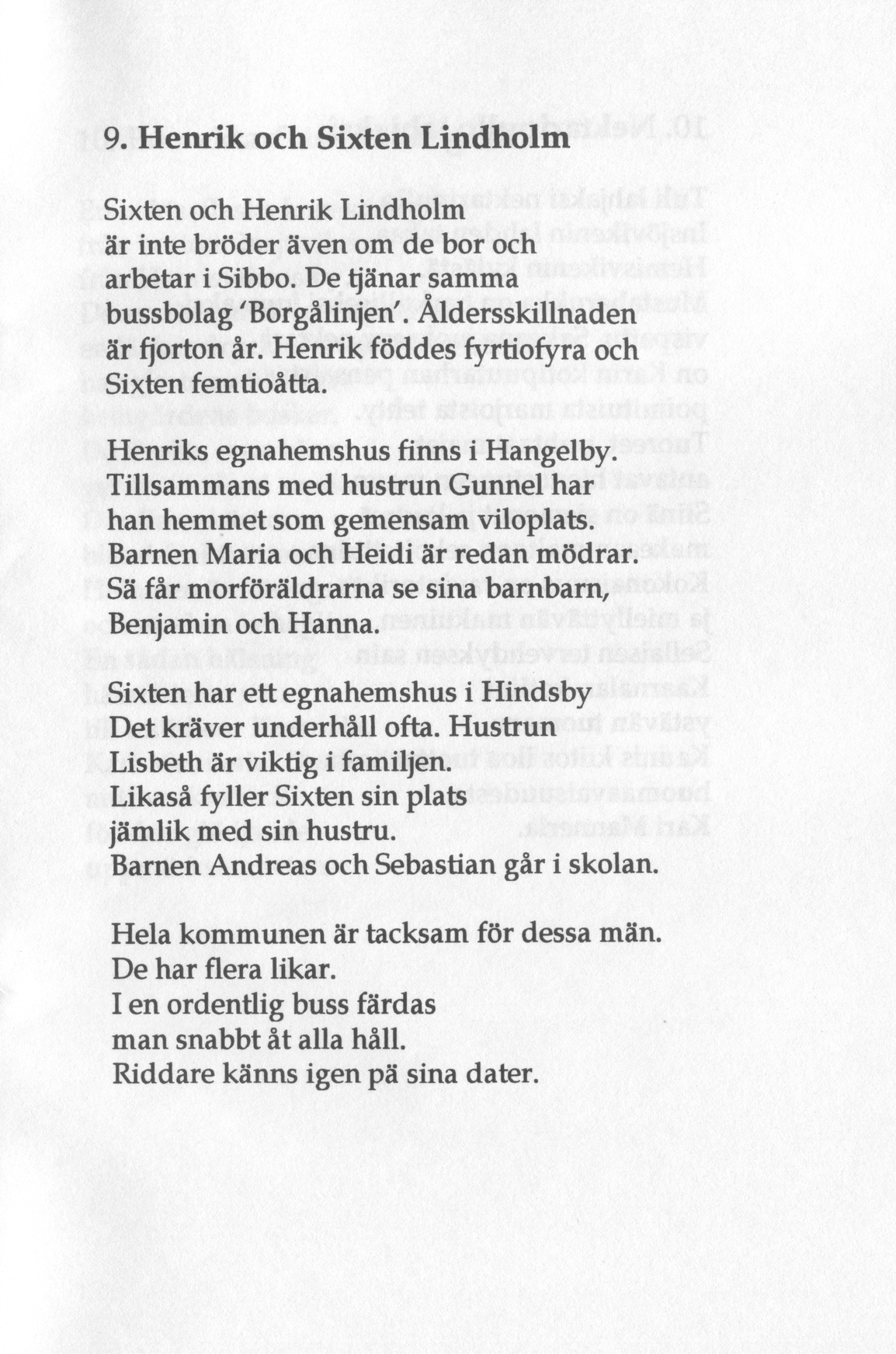 Scanned page 21 of Runoja Sipoosta, osa III / Dikter om Sibbo, del III; complete transcript available below.