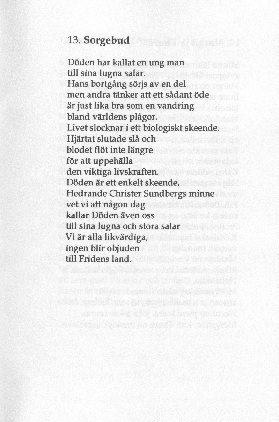 Scanned page 31 of Runoja Sipoosta, osa III / Dikter om Sibbo, del III; complete transcript available below.