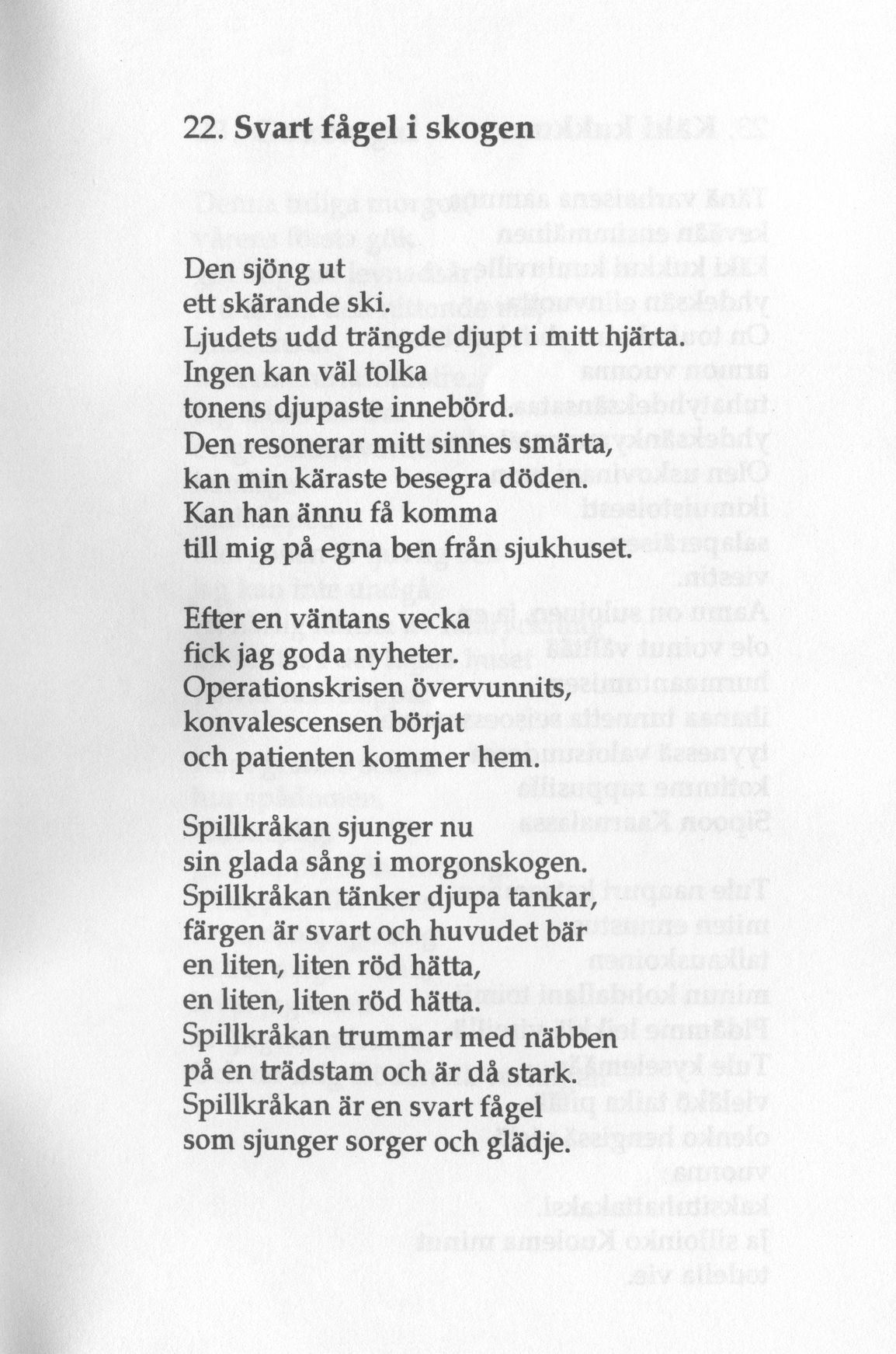 Scanned page 49 of Runoja Sipoosta, osa III / Dikter om Sibbo, del III; complete transcript available below.