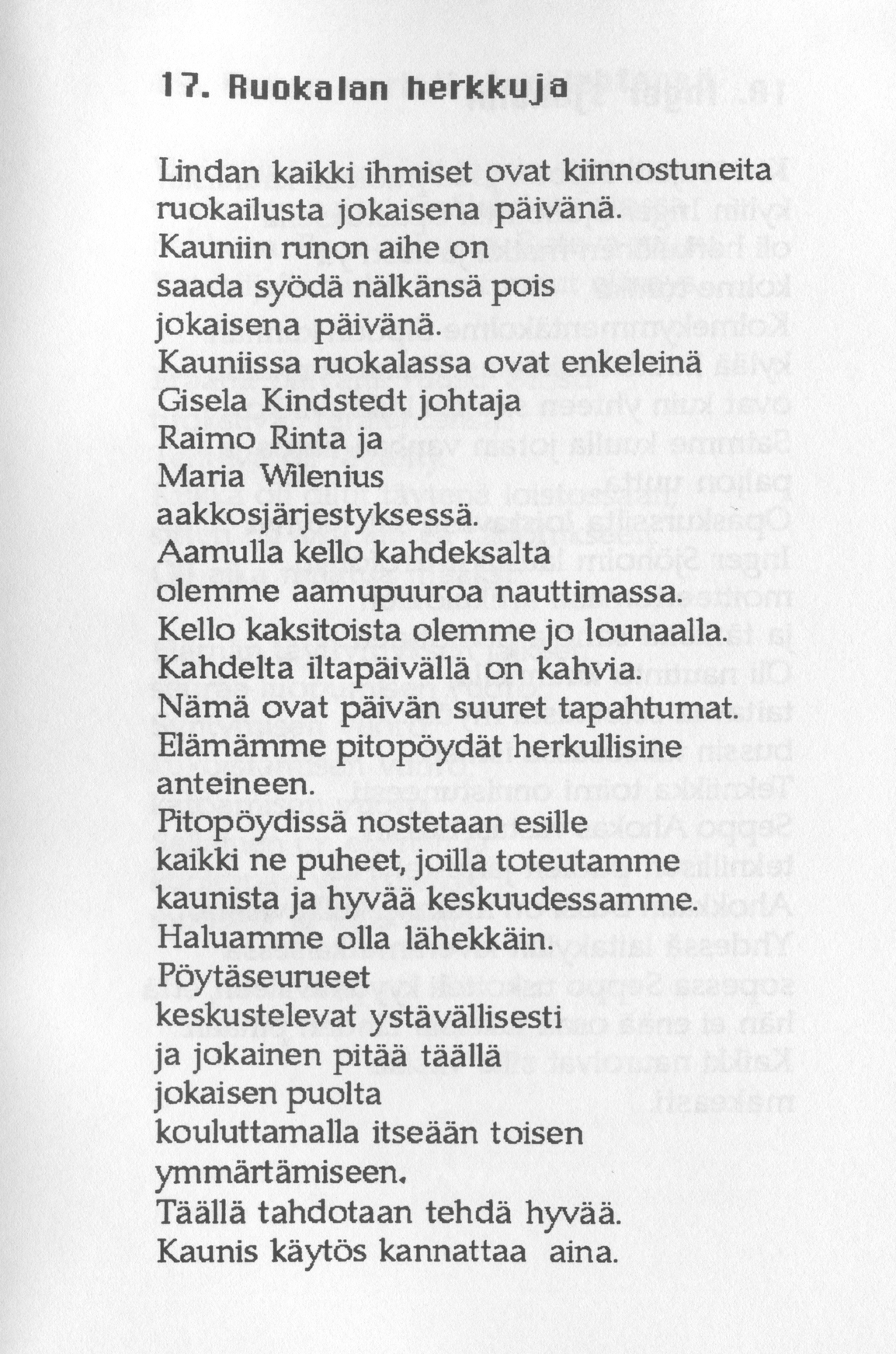 Scanned page 23 of Runoja Sipoosta, IV osa; complete transcript available below.