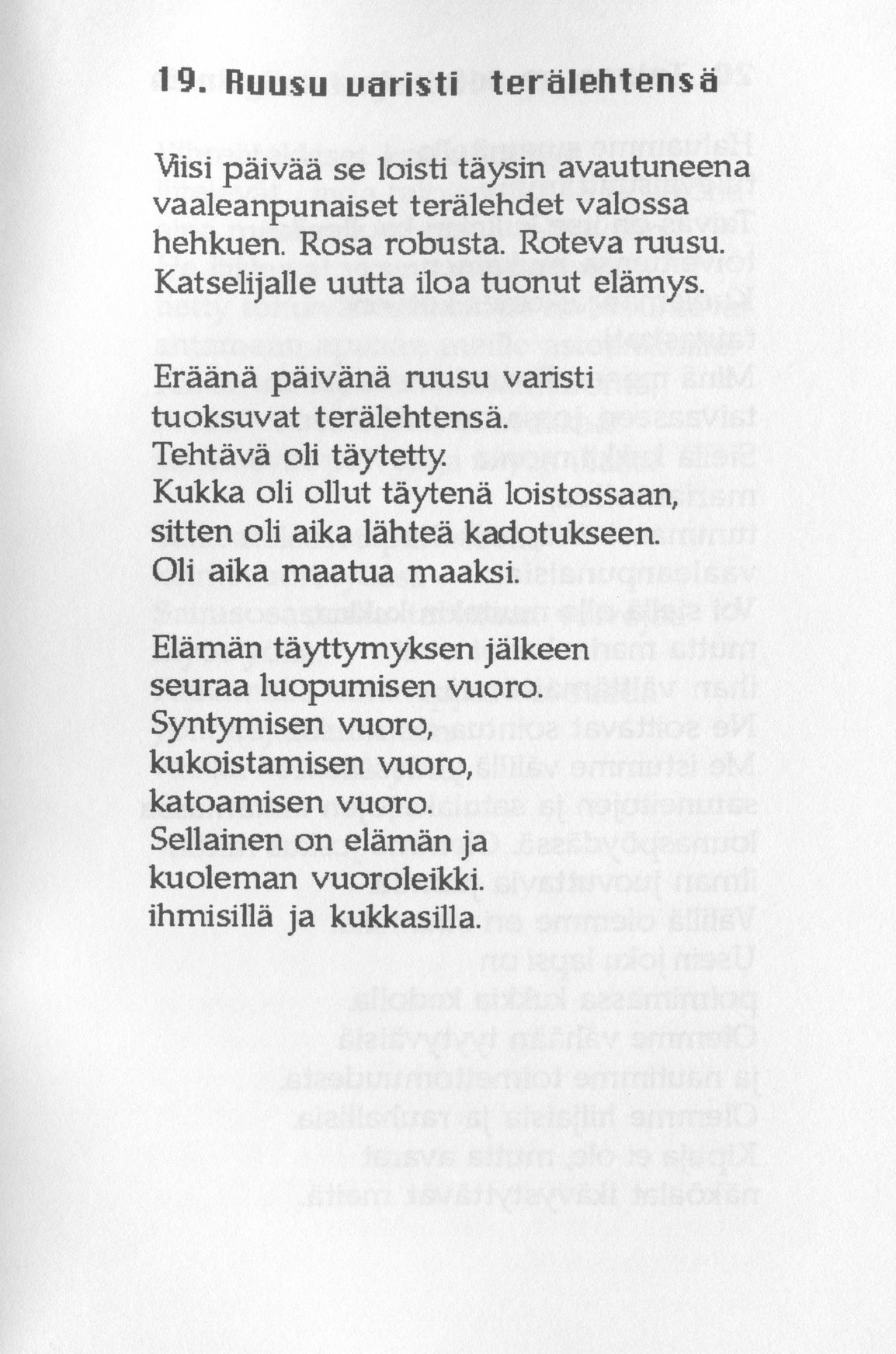 Scanned page 25 of Runoja Sipoosta, IV osa; complete transcript available below.