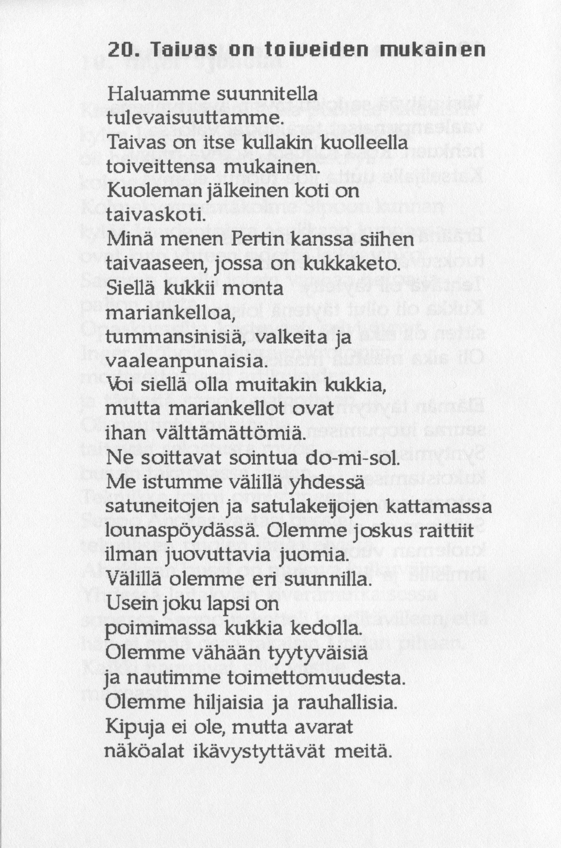Scanned page 26 of Runoja Sipoosta, IV osa; complete transcript available below.