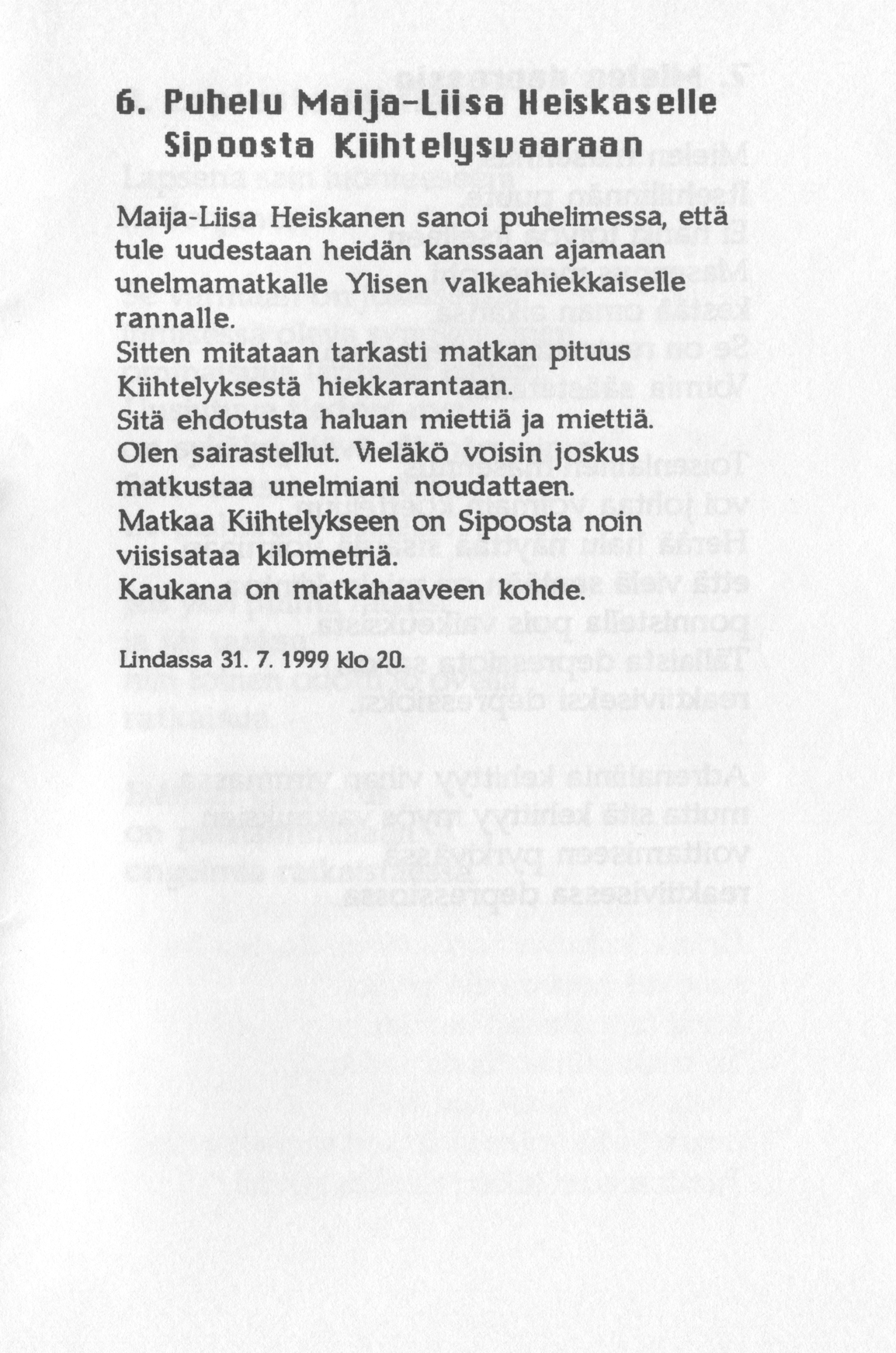 Scanned page 11 of Runoja Sipoosta, V osa; complete transcript available below.