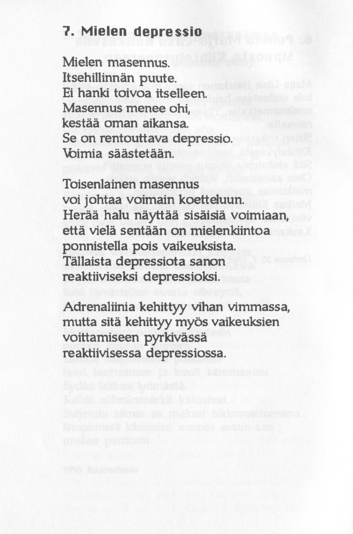 Scanned page 12 of Runoja Sipoosta, V osa; complete transcript available below.