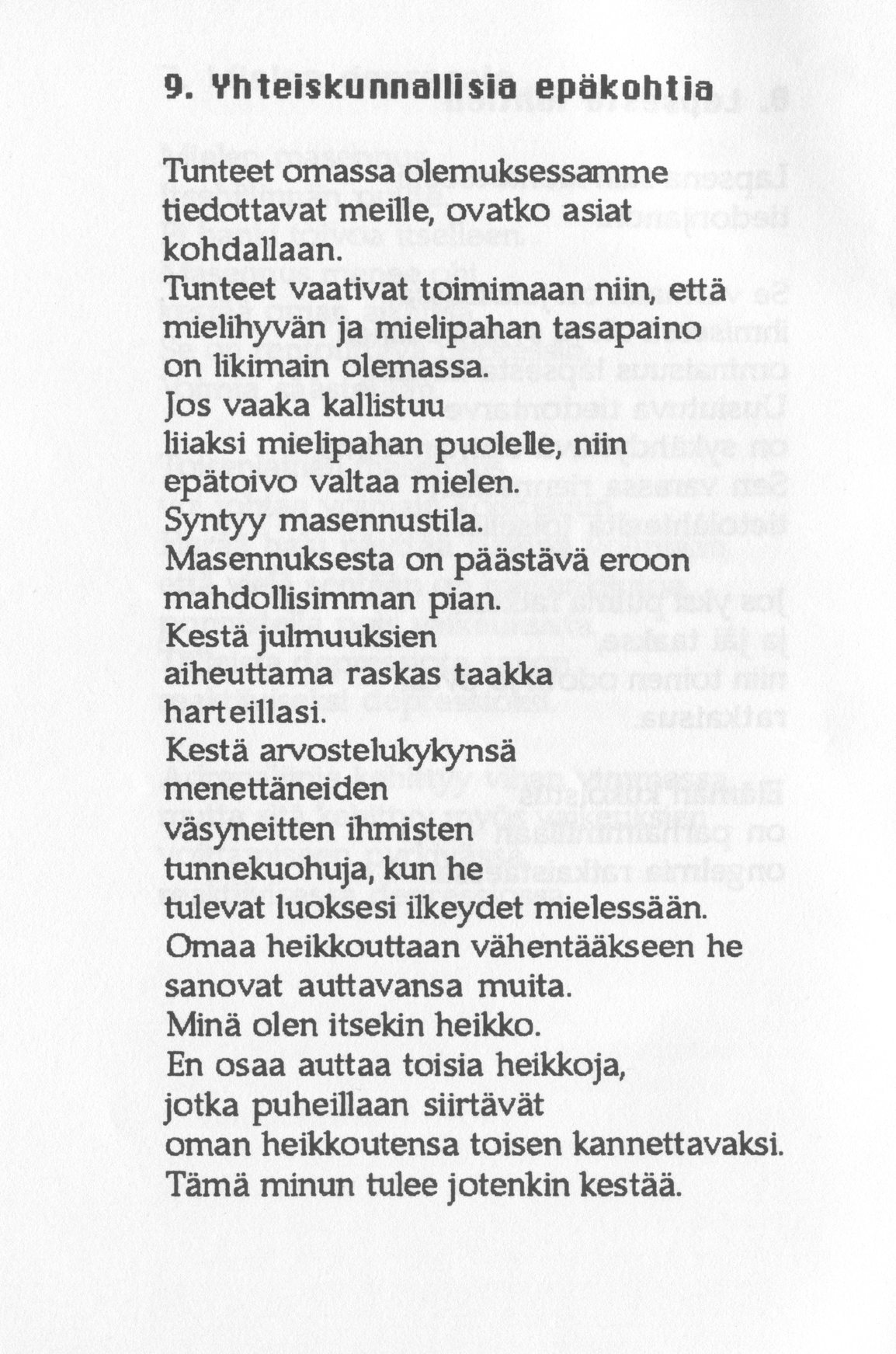 Scanned page 14 of Runoja Sipoosta, V osa; complete transcript available below.
