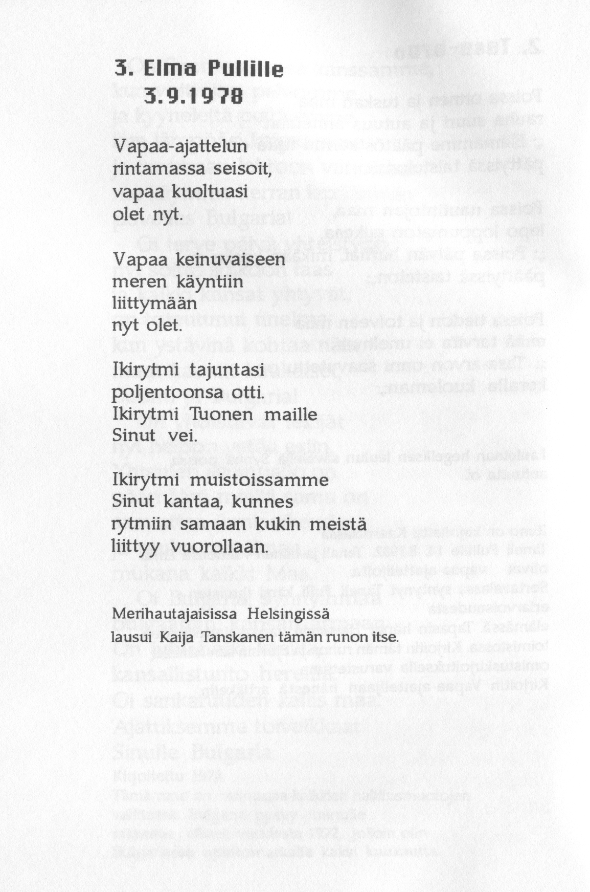 Scanned page 10 of Runoja Sipoosta, VI osa; complete transcript available below.
