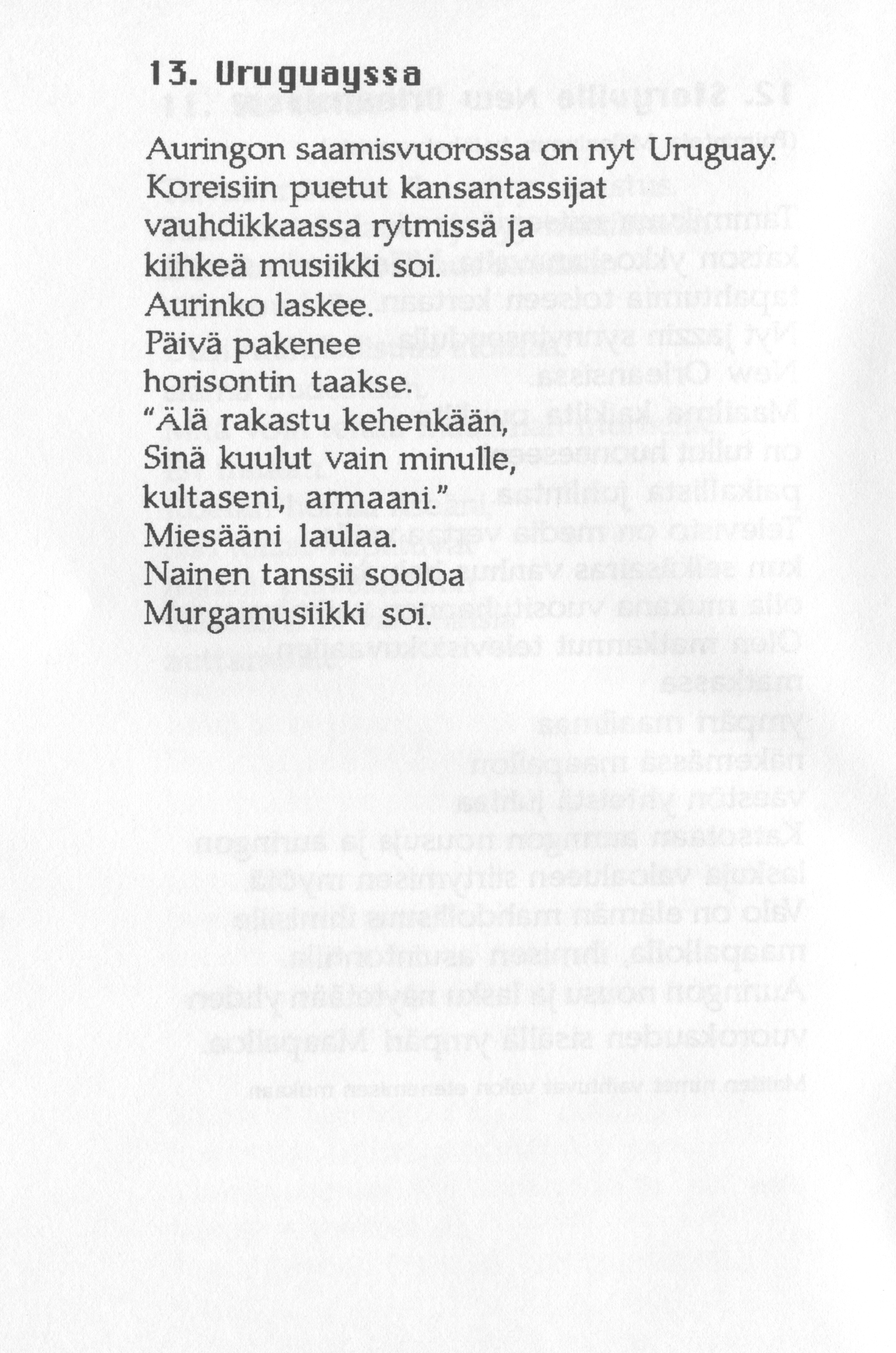 Scanned page 20 of Runoja Sipoosta, VI osa; complete transcript available below.