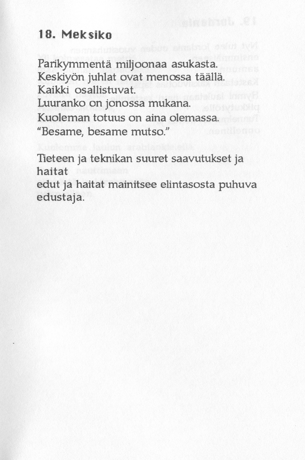 Scanned page 25 of Runoja Sipoosta, VI osa; complete transcript available below.