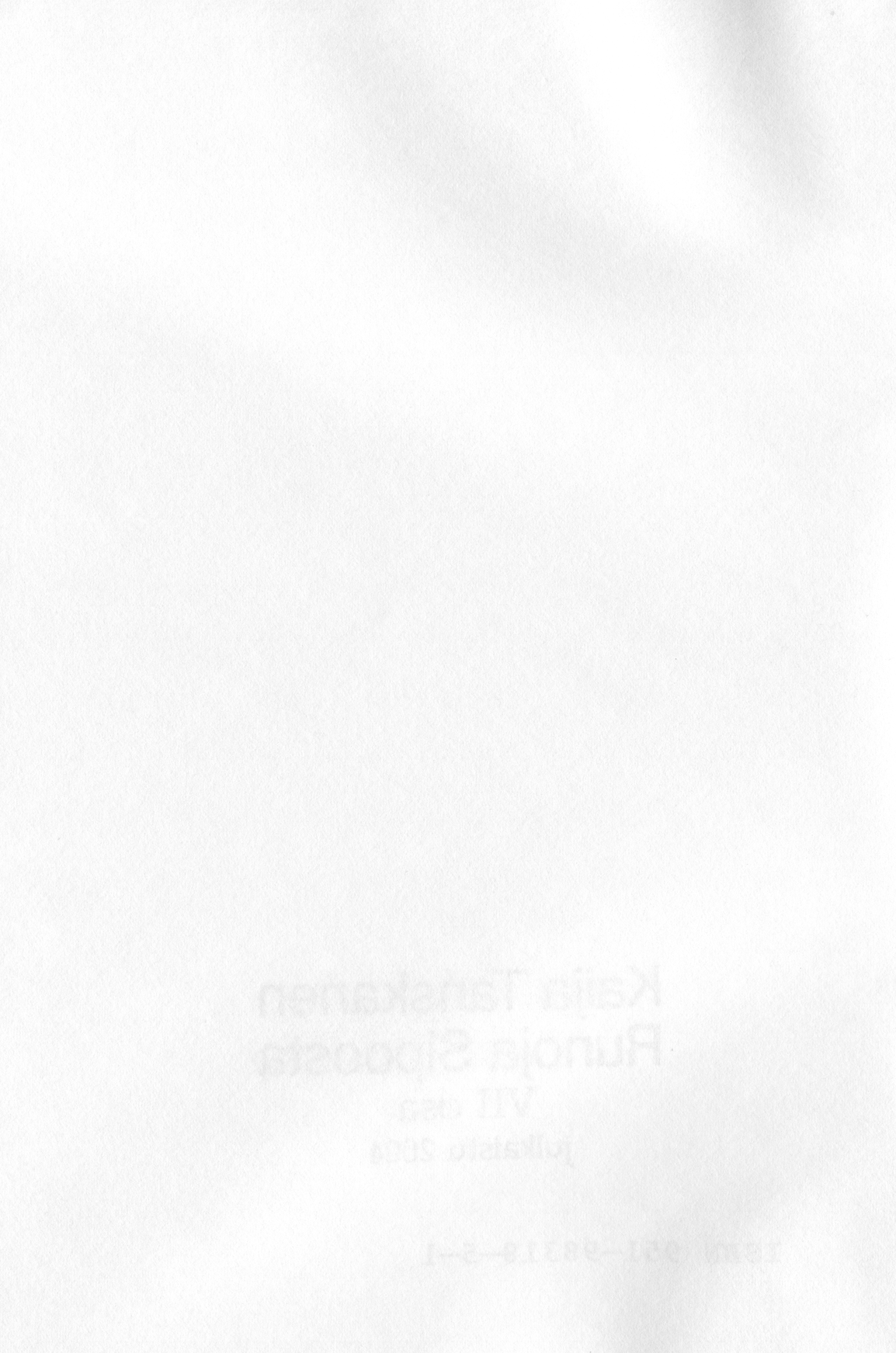 Blank scanned page 4 of Runoja Sipoosta, VII osa; transcript page available below.