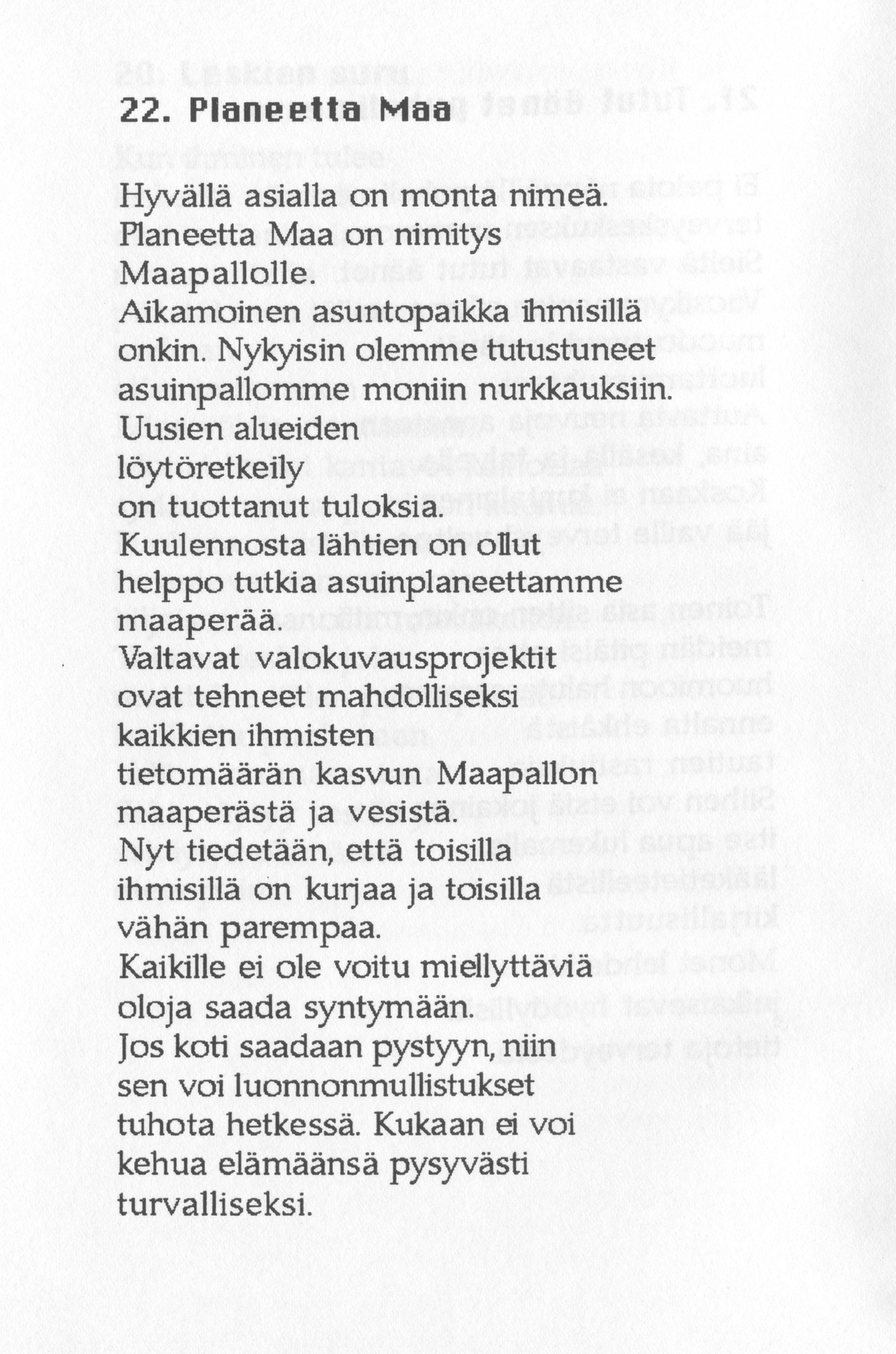 Scanned page 28 of Runoja Sipoosta, VII osa; complete transcript available below.