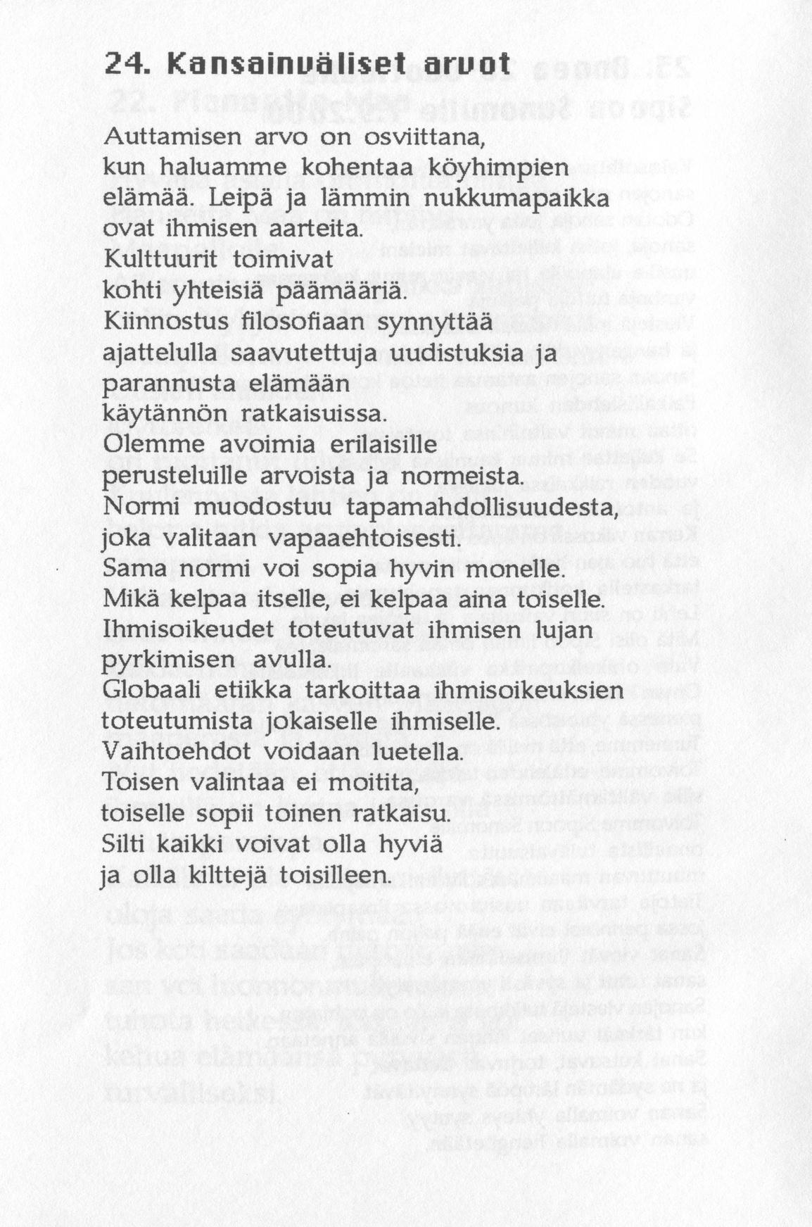 Scanned page 30 of Runoja Sipoosta, VII osa; complete transcript available below.