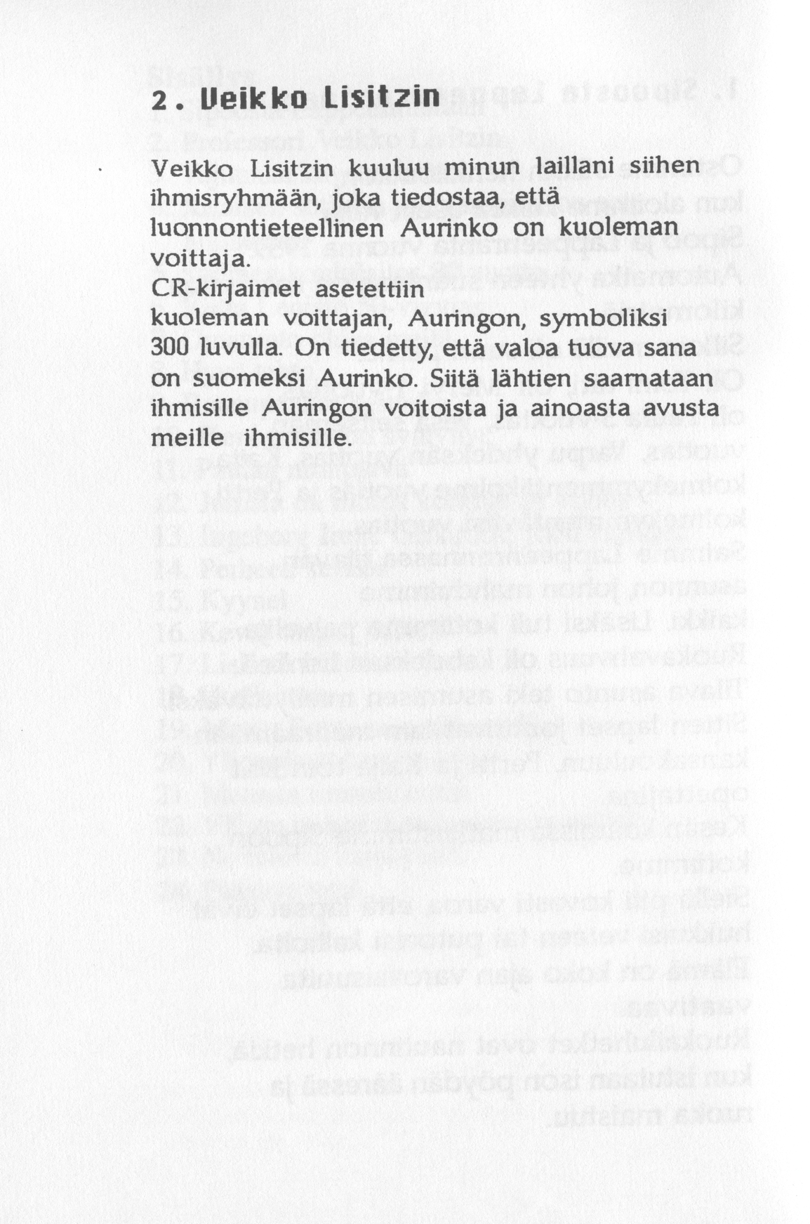 Scanned page 6 of Runoja Sipoosta, VIII osa; complete transcript available below.