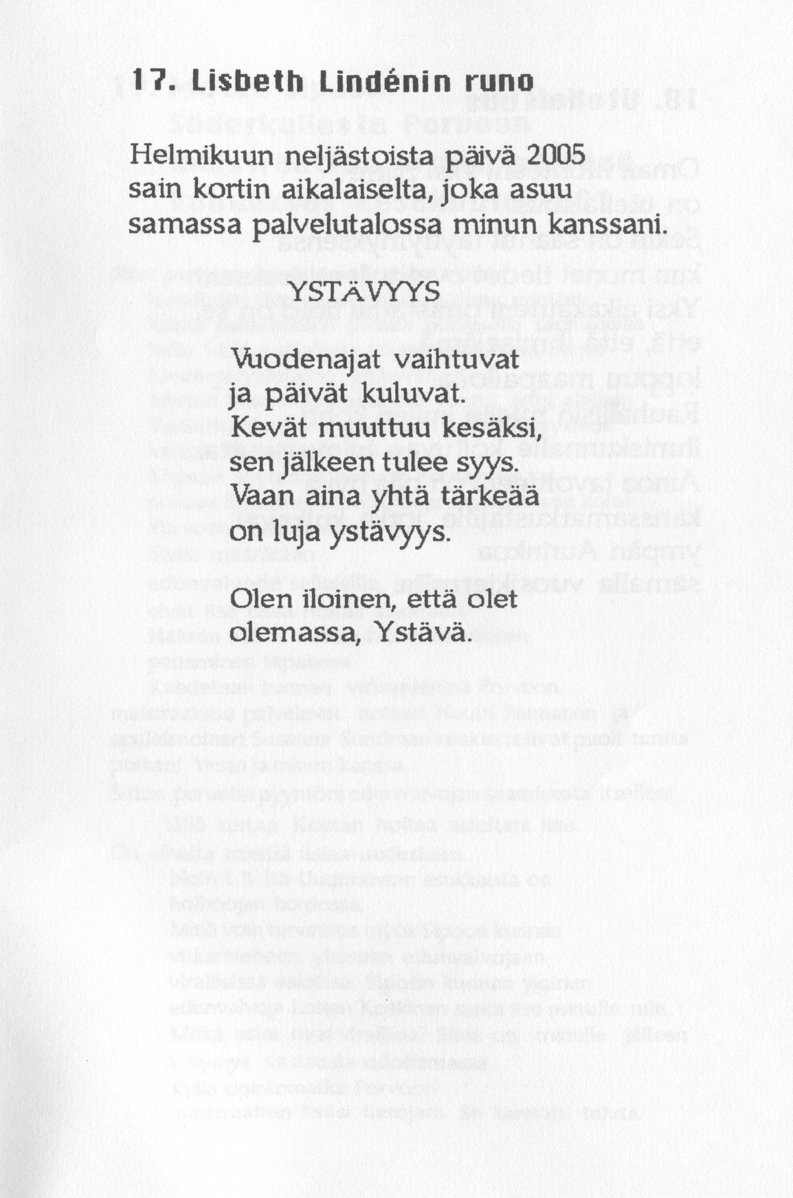 Scanned page 21 of Runoja Sipoosta, VIII osa; complete transcript available below.