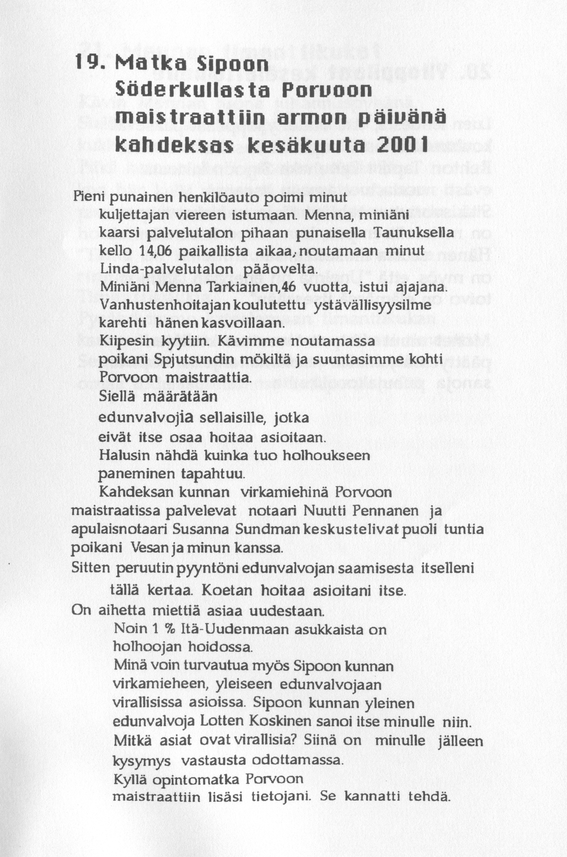 Scanned page 23 of Runoja Sipoosta, VIII osa; complete transcript available below.