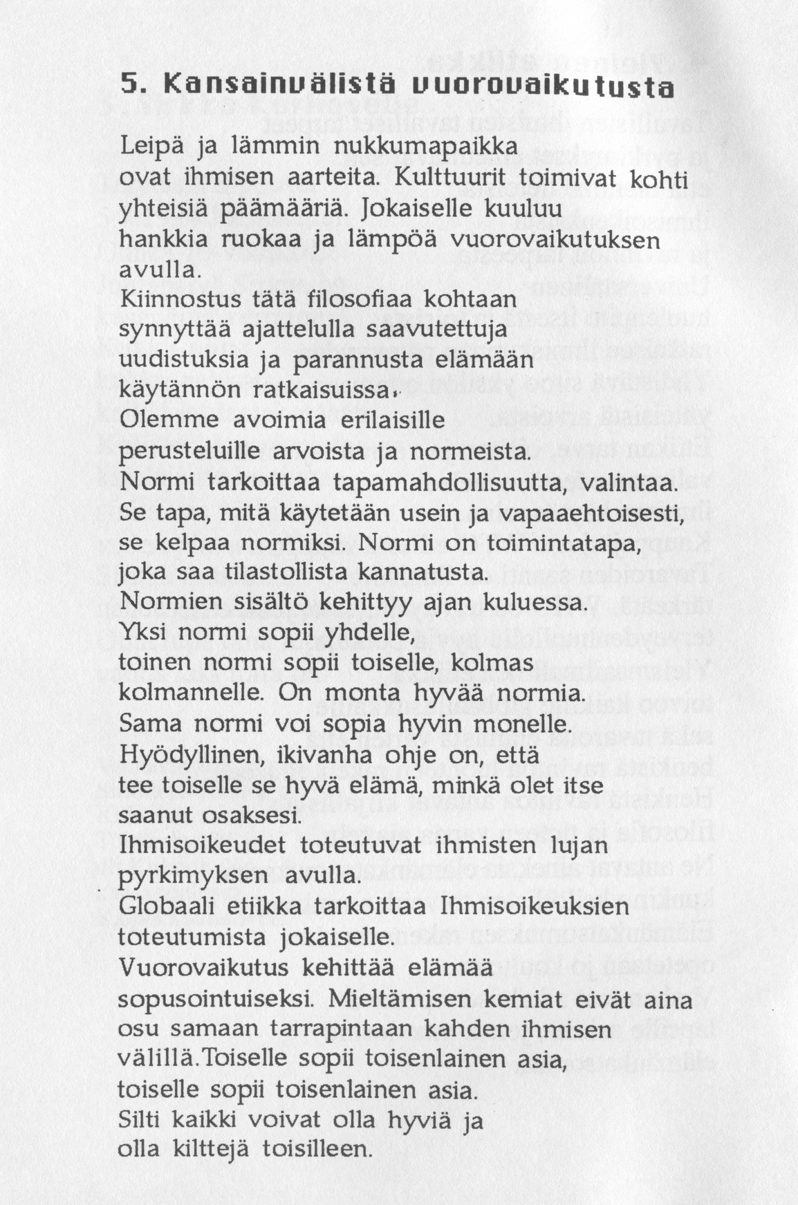 Scanned page 10 of Runoja Sipoosta, osa IX; complete transcript available below.