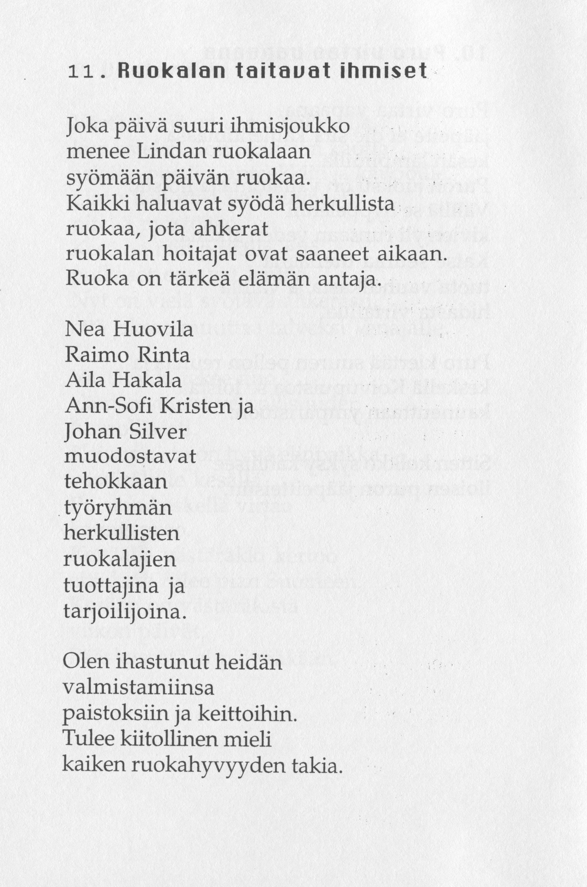 Scanned page 16 of Runoja Sipoosta, osa IX; complete transcript available below.