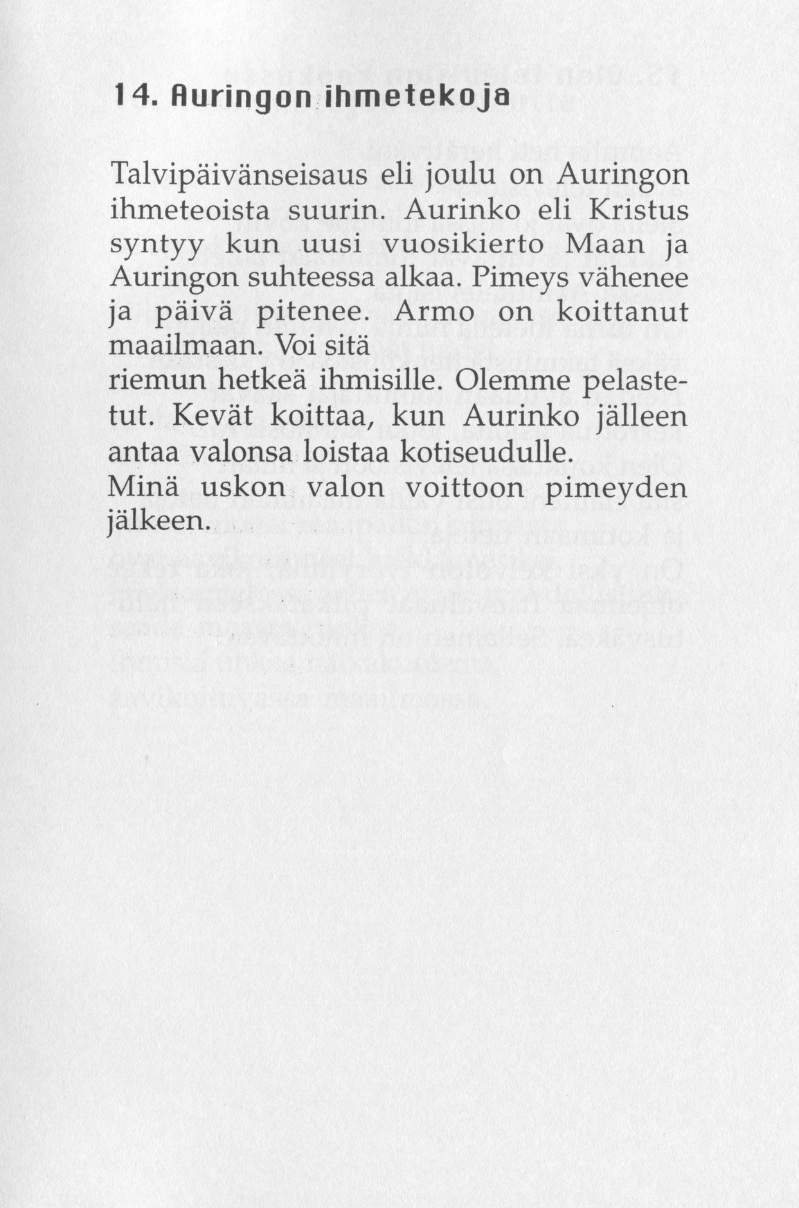Scanned page 19 of Runoja Sipoosta, osa IX; complete transcript available below.