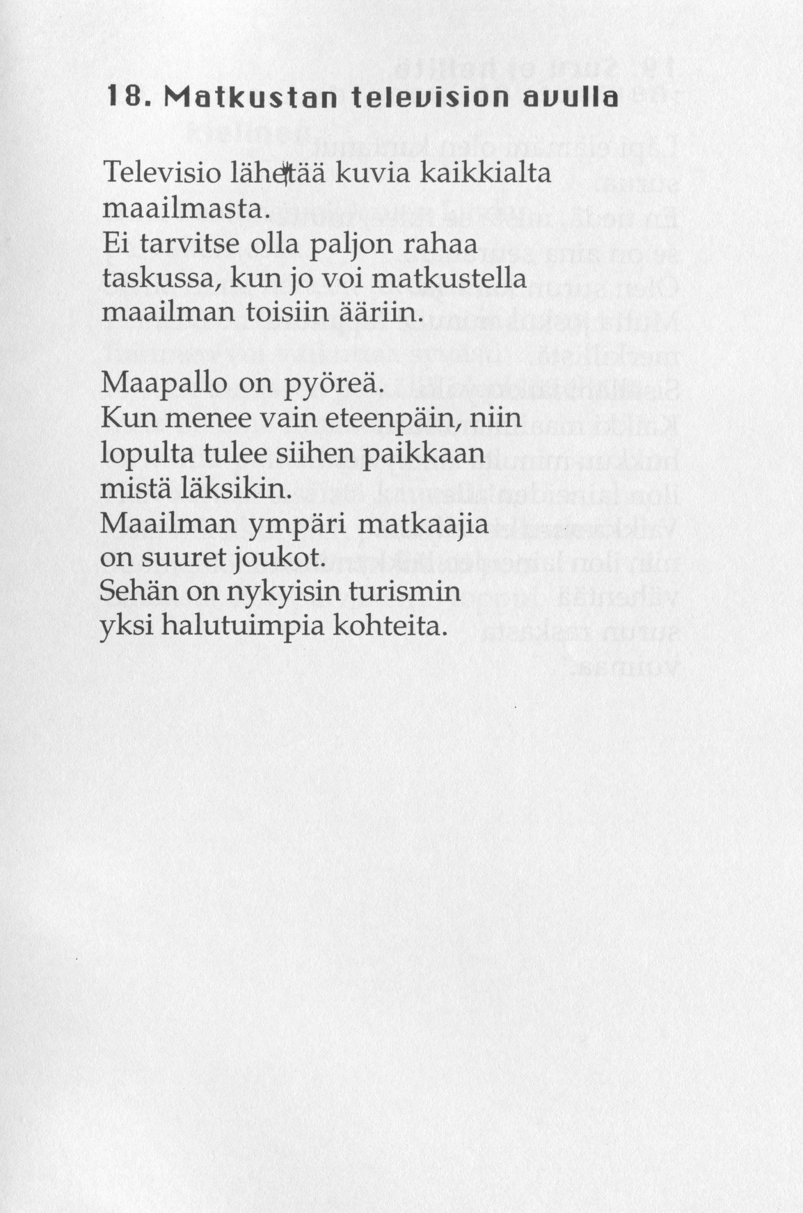 Scanned page 23 of Runoja Sipoosta, osa IX; complete transcript available below.