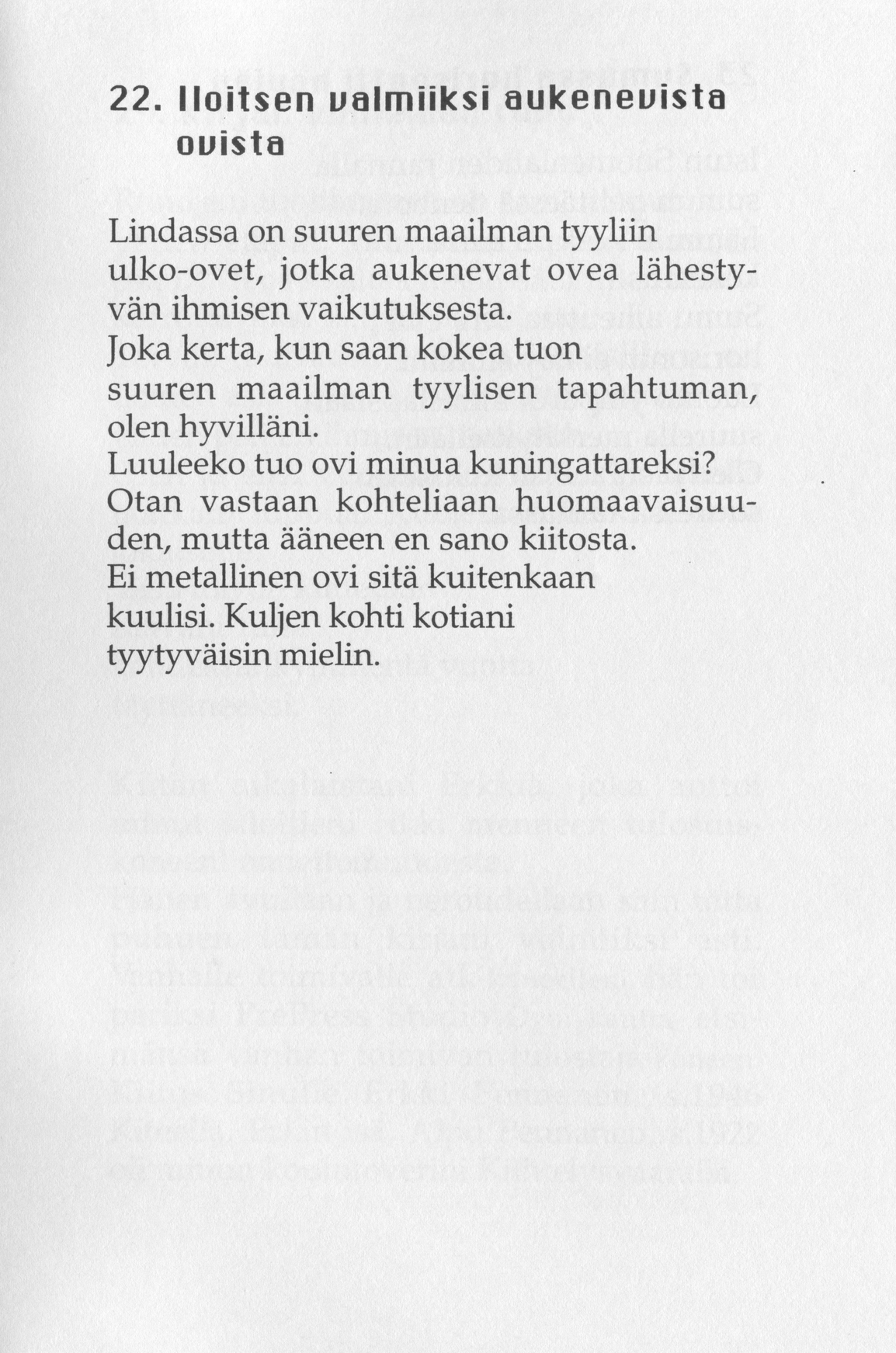 Scanned page 27 of Runoja Sipoosta, osa IX; complete transcript available below.
