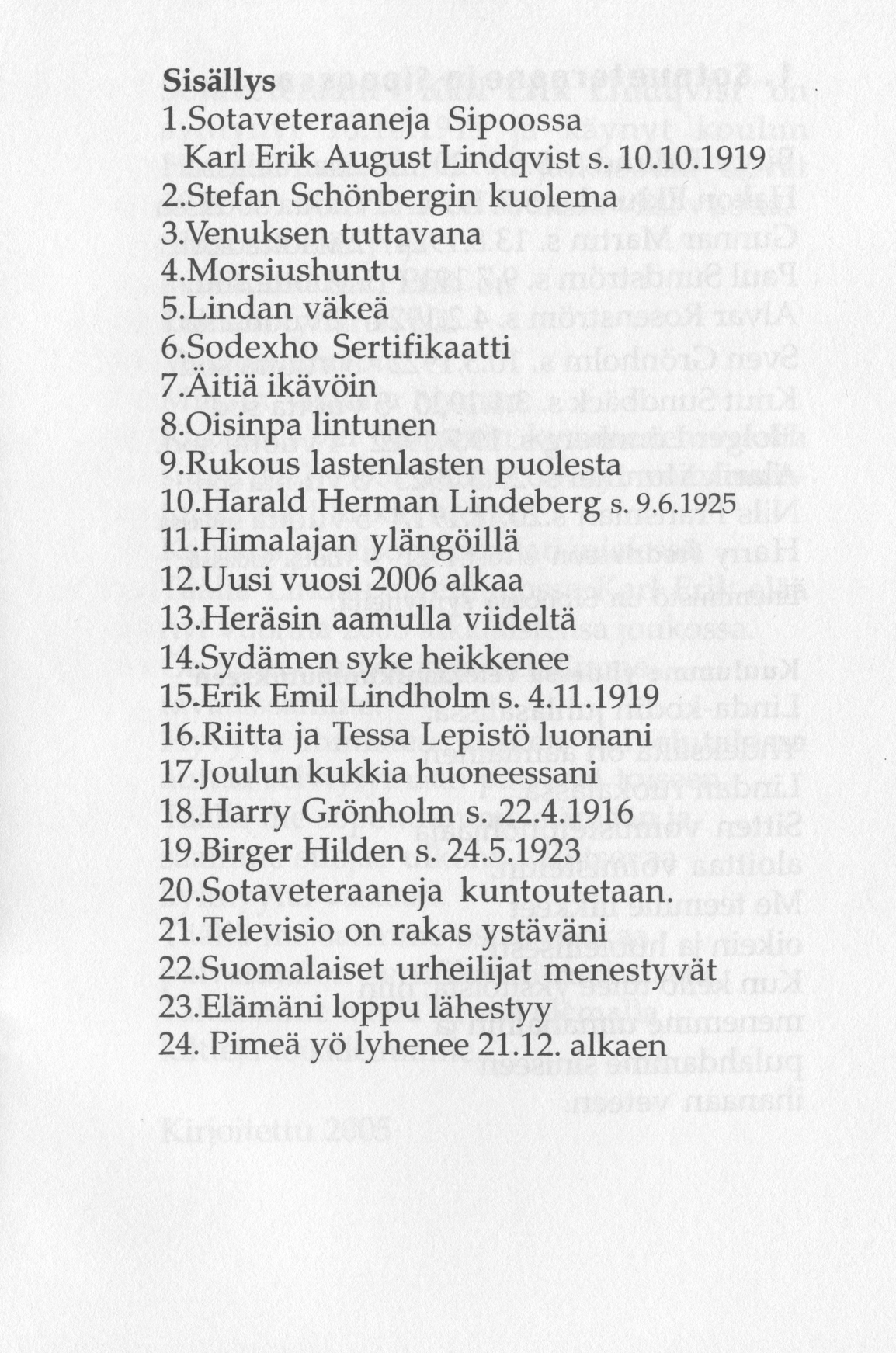Scanned page 5 of Runoja Sipoosta, osa X; complete transcript available below.